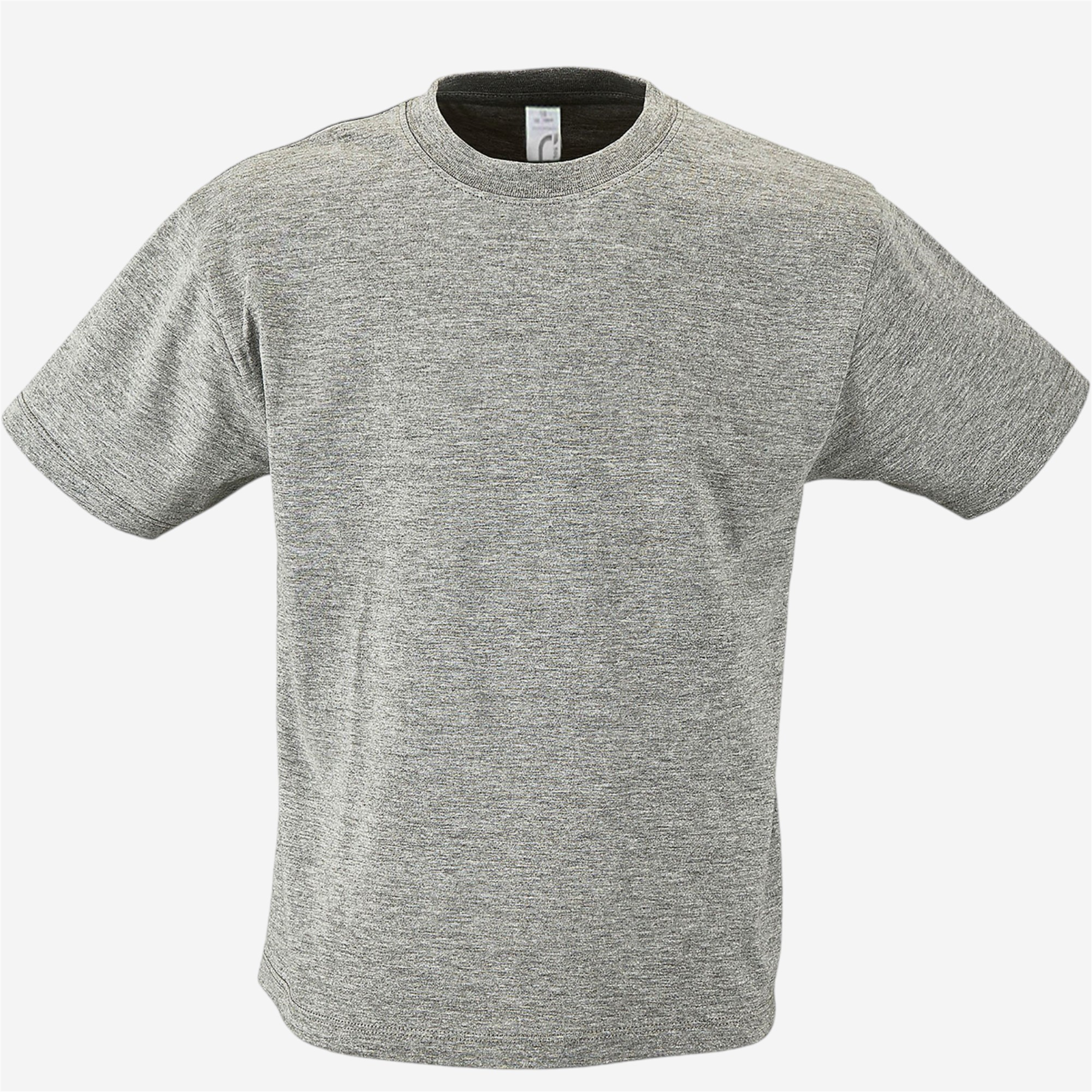 Tee-shirt manches courtes enfant sol's - jersey 150 gris chine - Vêtements de sport et accessoires - Tee-shirts et polos - SOL'S-Decathlon PRO - Clubs