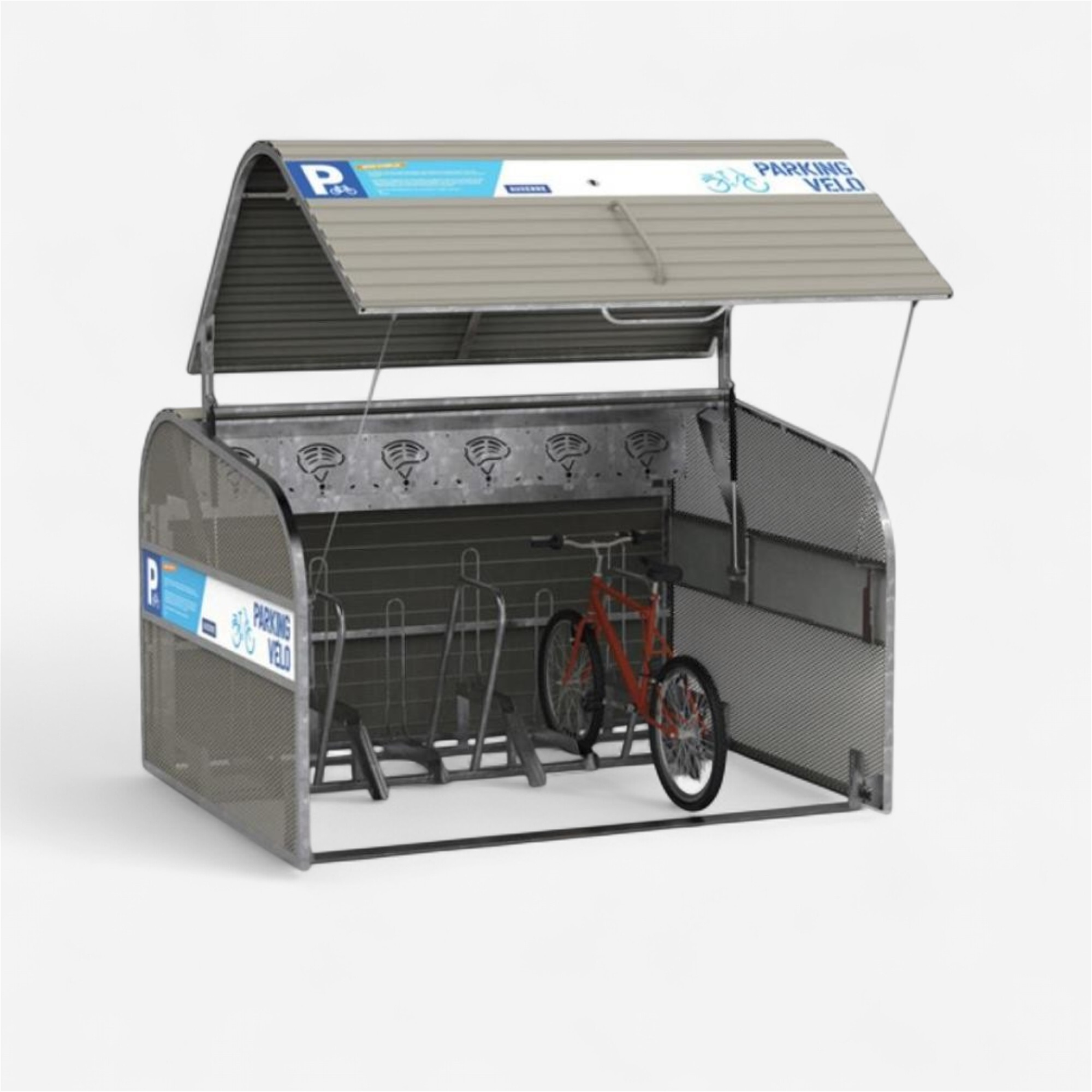 Abri vélos sécurisé cooma abriplus - Mobiliers urbains vélos - ABRI PLUS- Clubs - Entreprises - Collectivités - Associations