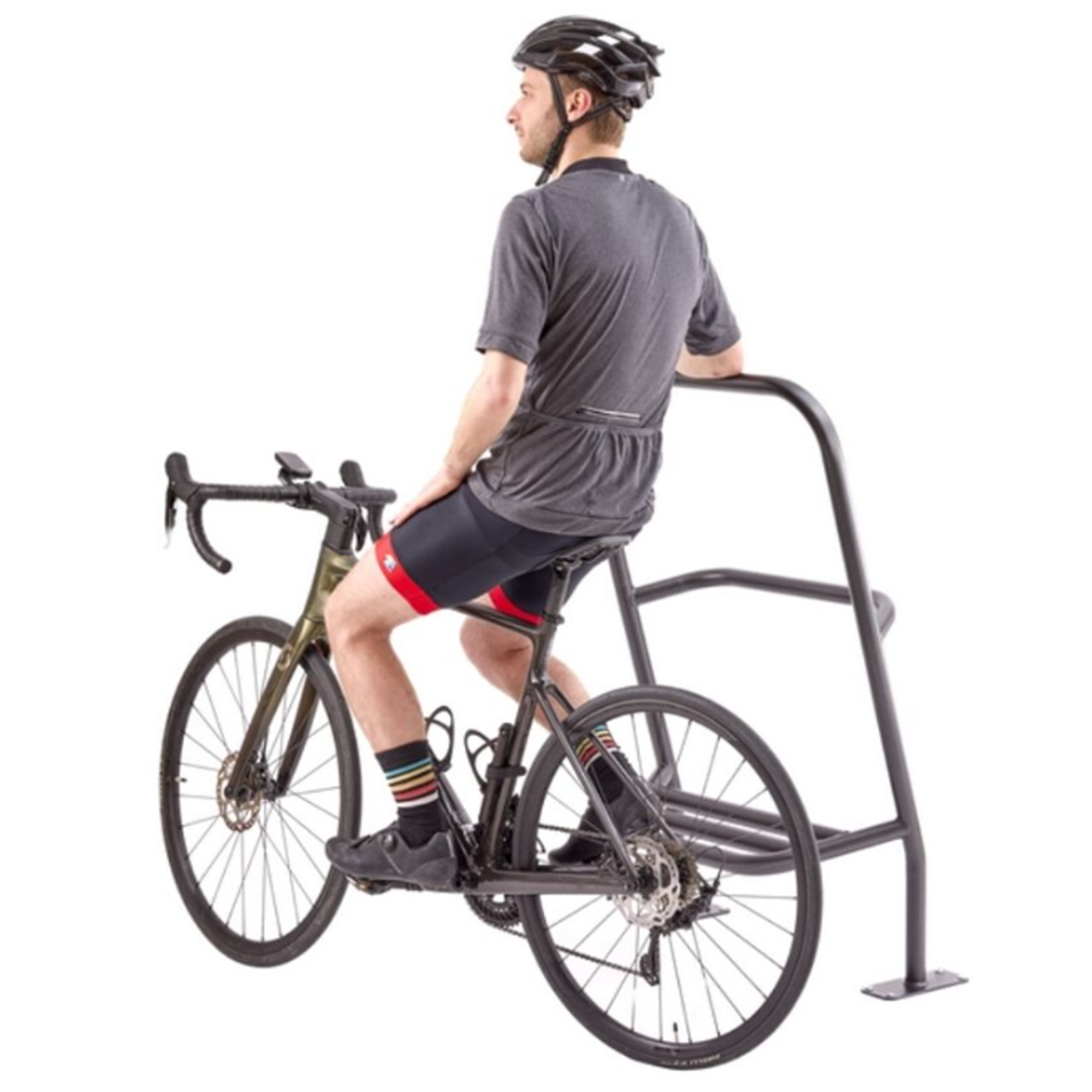 Repose pied polyvalent pour vélo - Mobiliers urbains vélos - MOTTEZ- Clubs - Entreprises - Collectivités - Associations