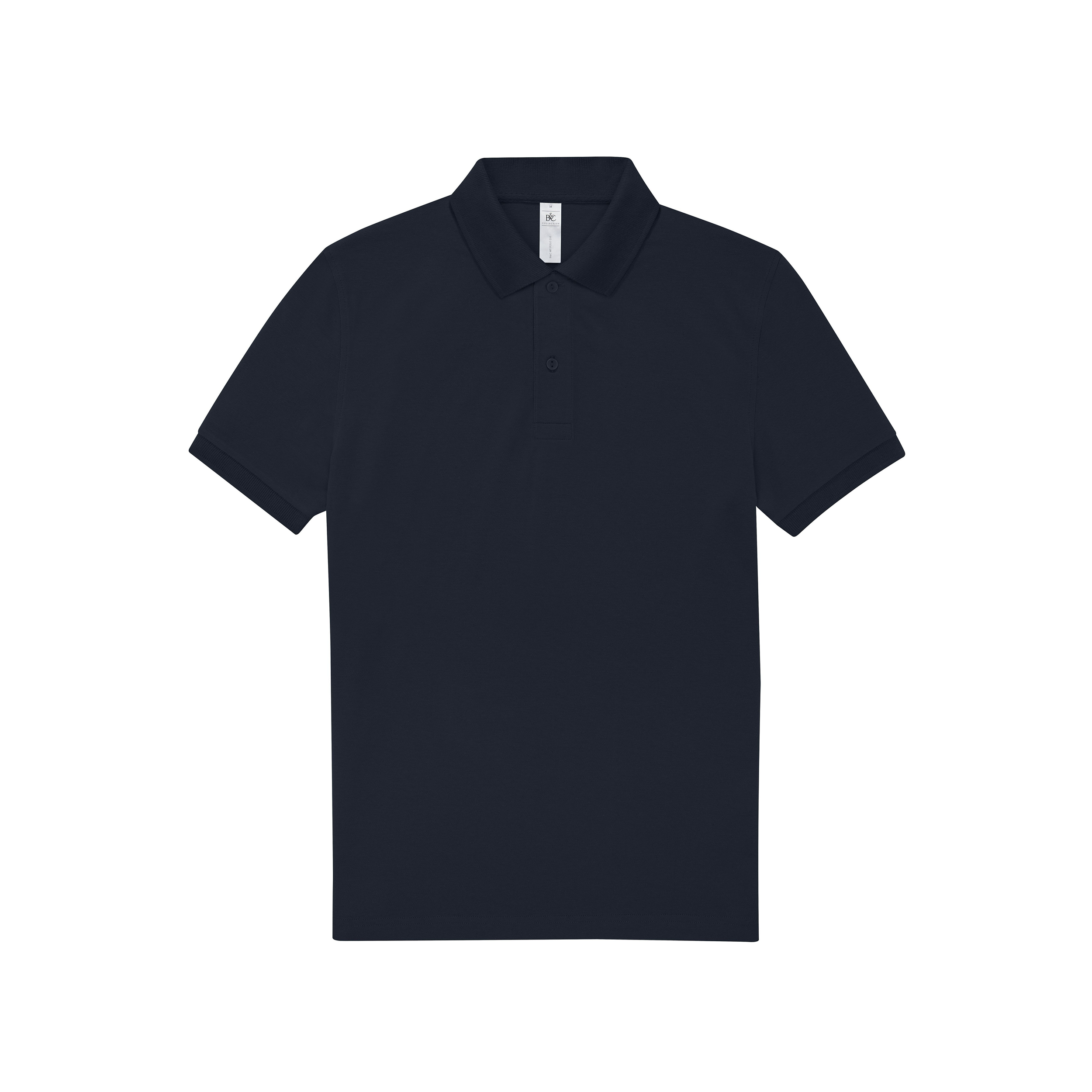 Polo homme B&C Coton 210 Navy pour les clubs et collectivités