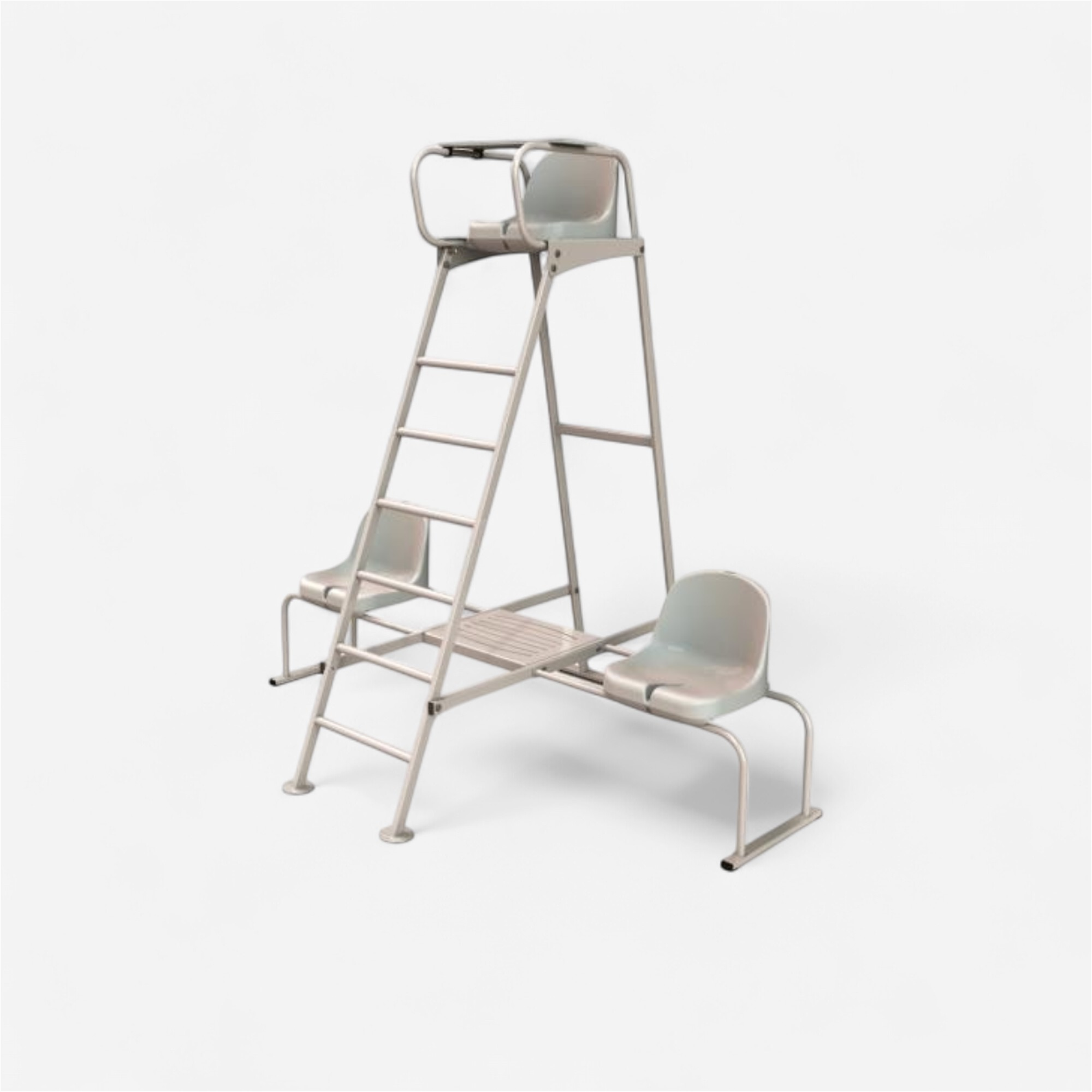 2 chaises laterales alu arbitre tennis - Tennis - METALUPLAST- Clubs - Entreprises - Collectivités - Associations