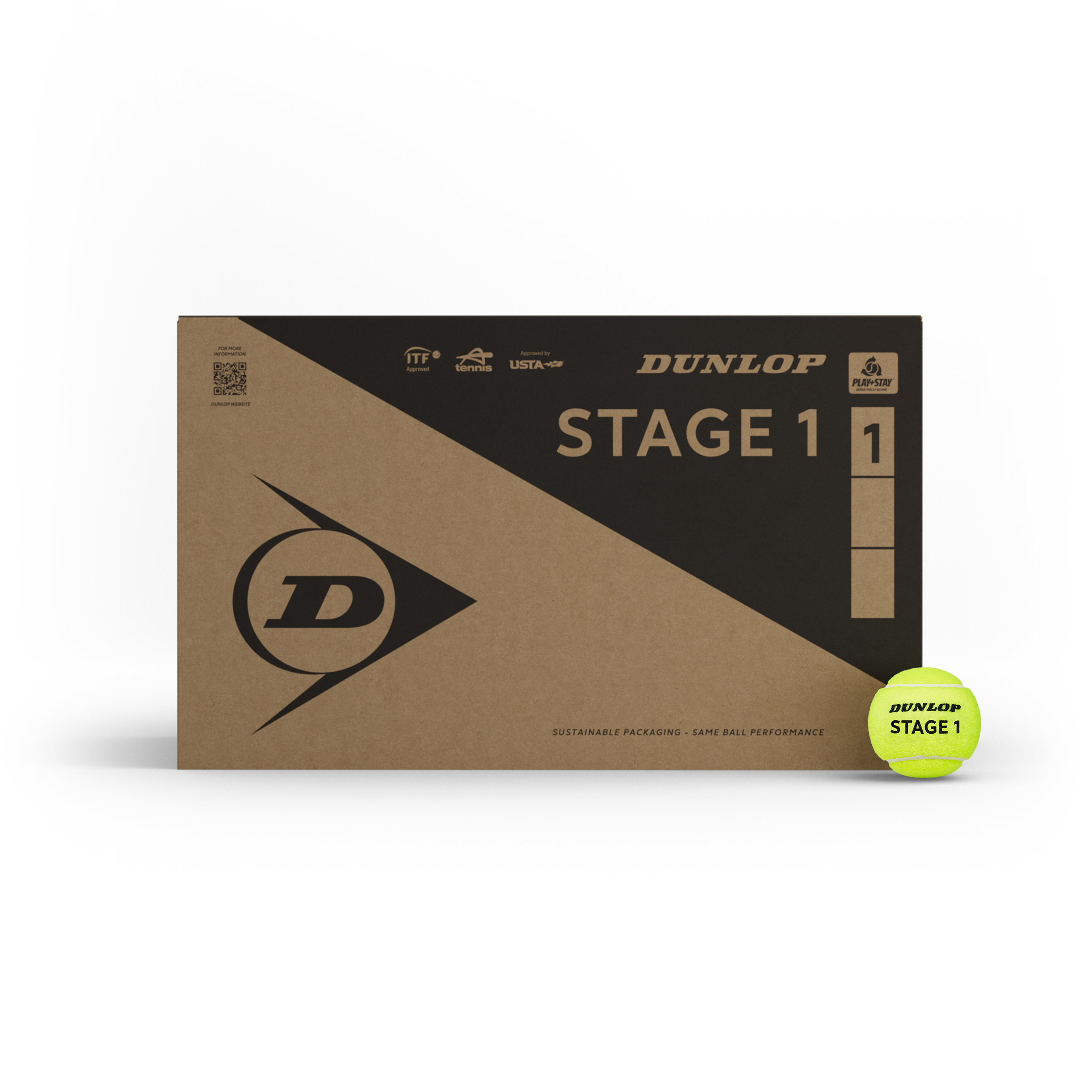Balles dunlop - stage 1 (72 balles) - Dunlop