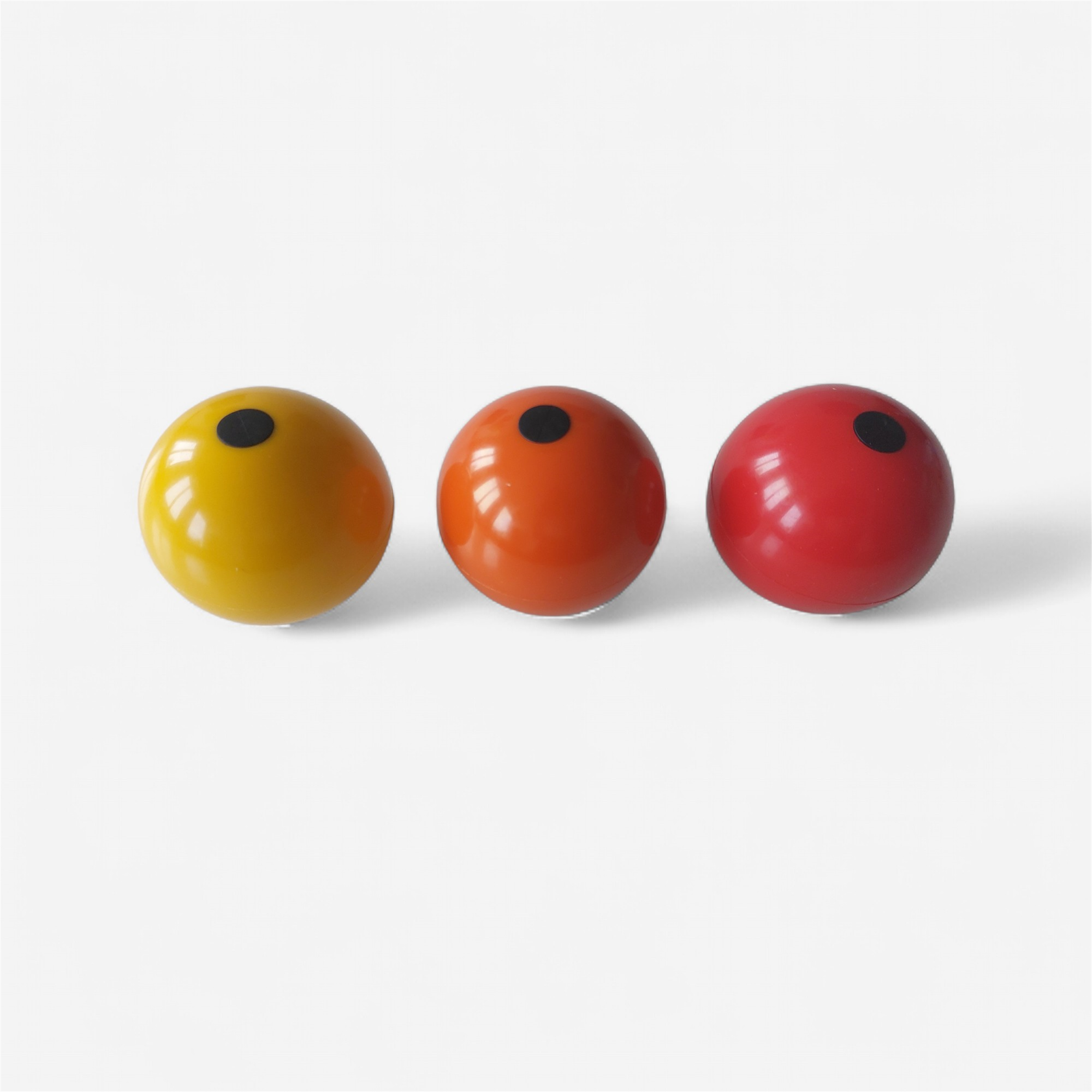 Lot 3 balles a grains 74mm 110g orange/jaune/rouge - ROTOTECH-PLASTICO