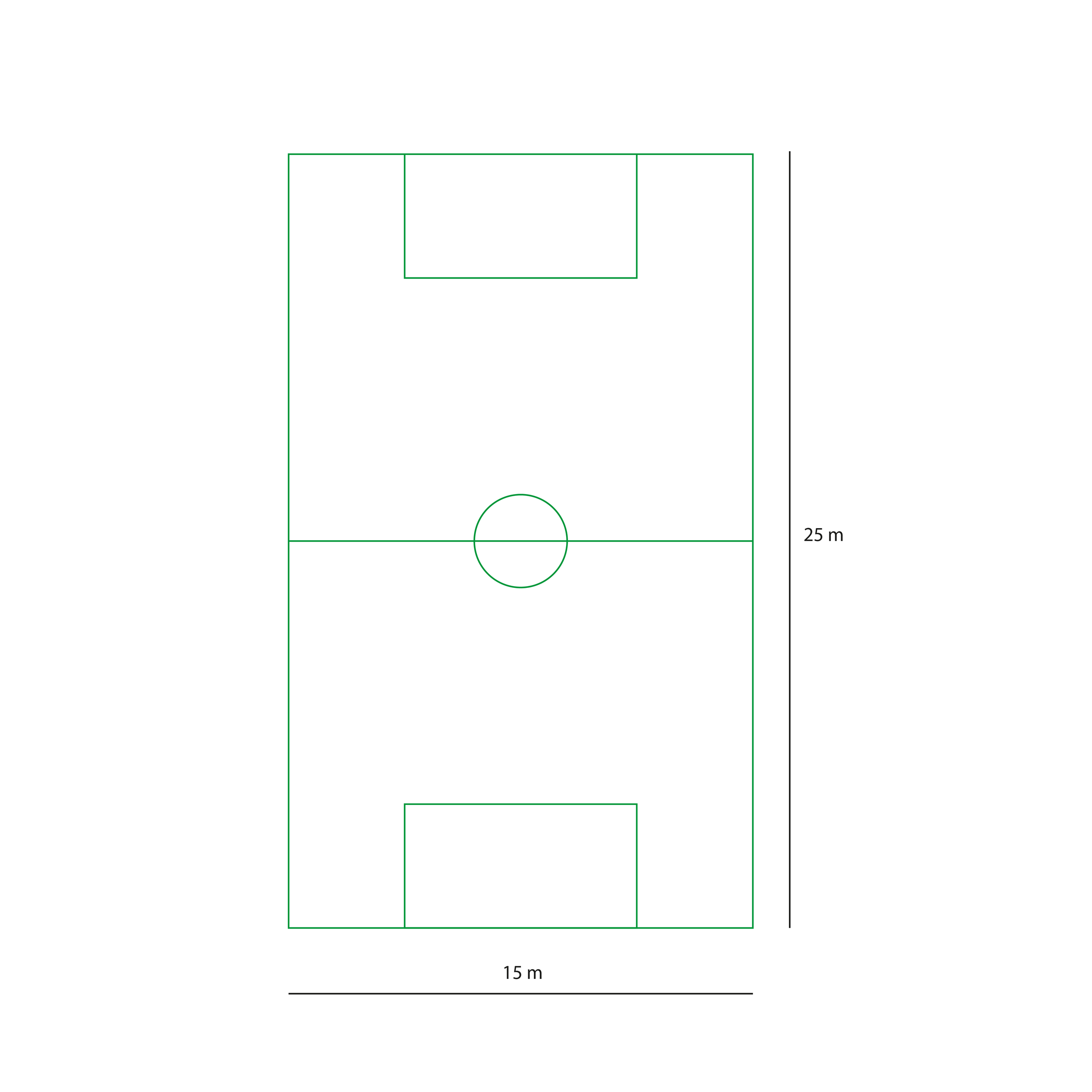 Terrain de football, tc, 25*15 tresadenn - NO SIZE - Thématiques - Enseignement-Decathlon PRO - Clubs - Entreprises - Collectivités - Associations