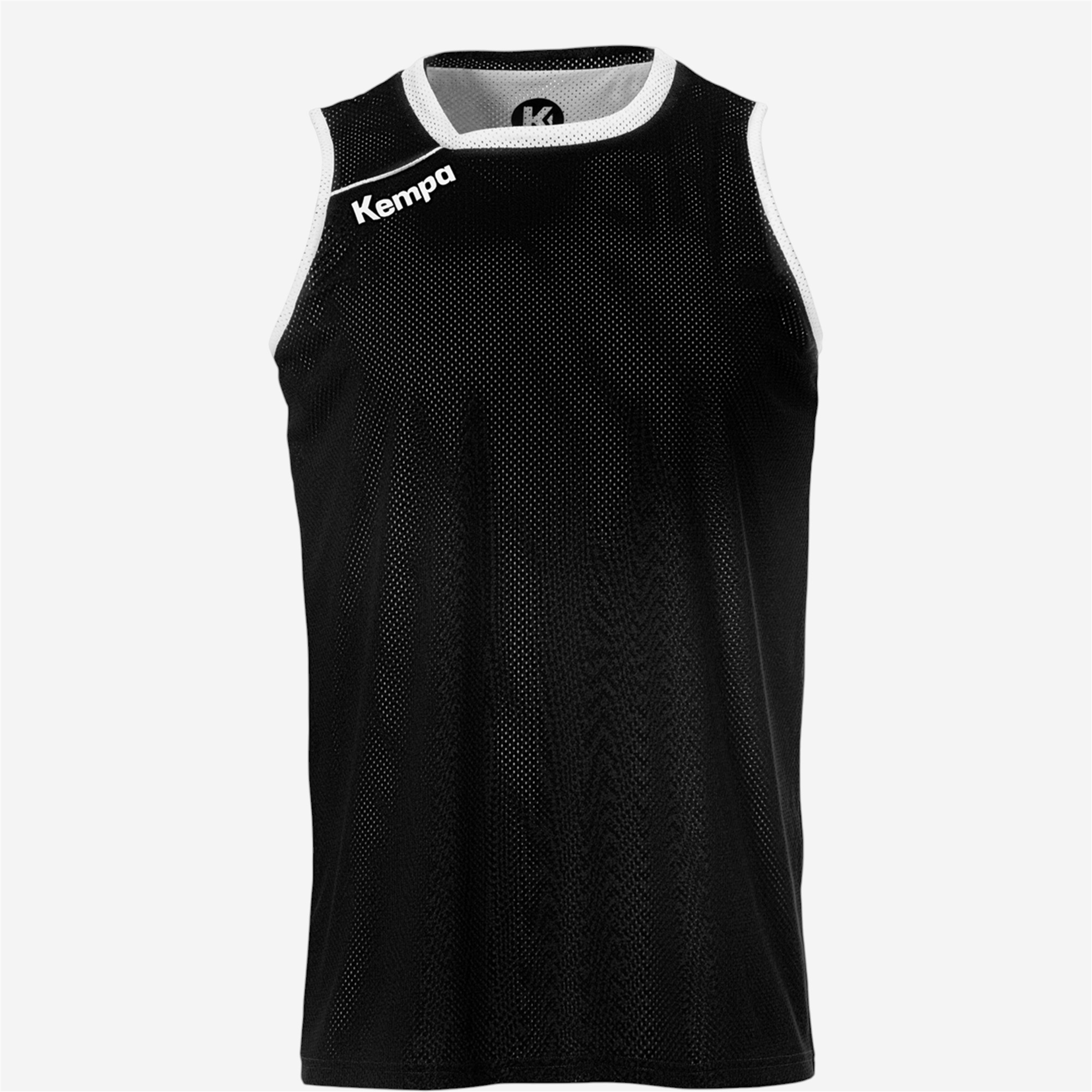 Maillot réversible sans manches basket Kempa Enfant Noir Blanc