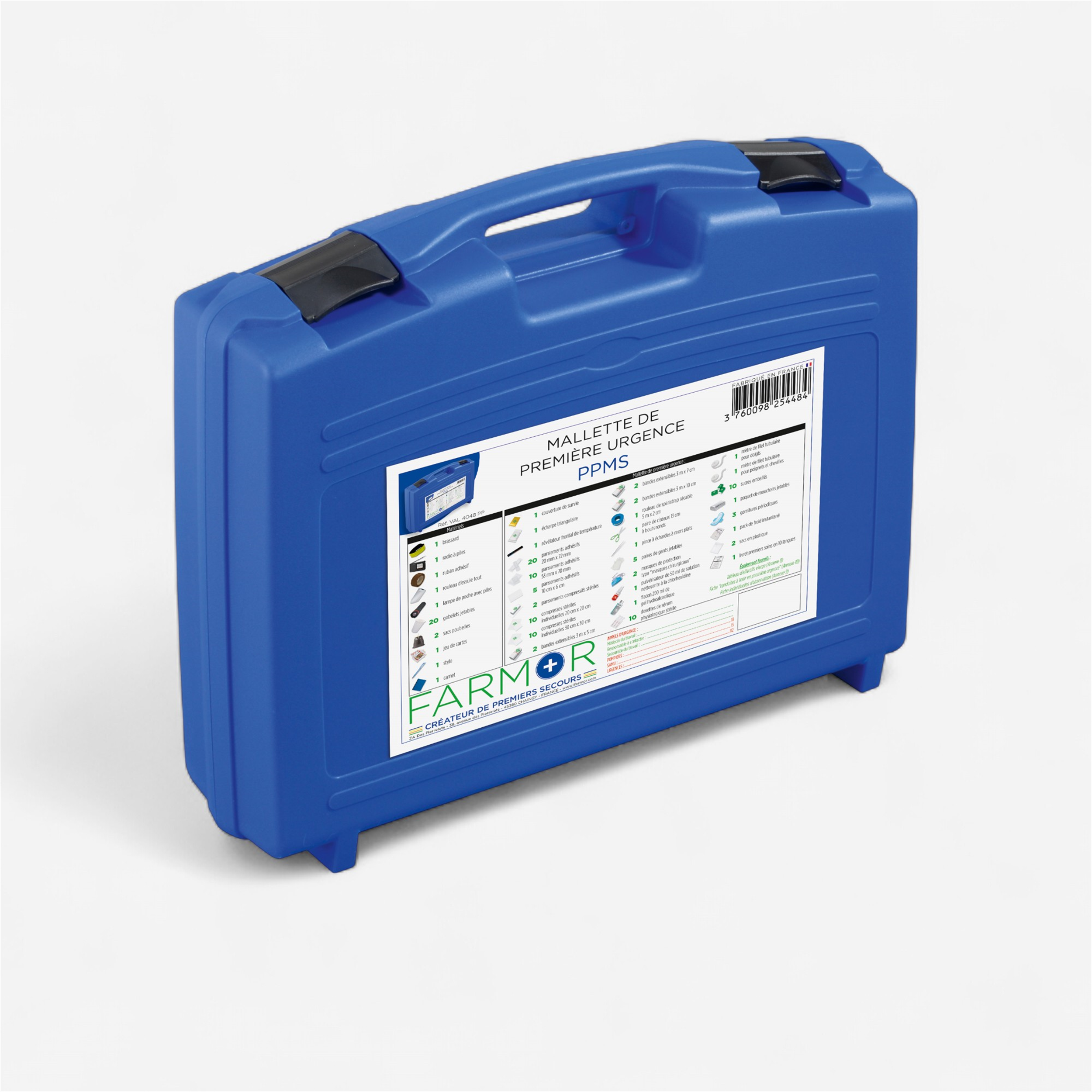 Malette de secours "ppms" pour ecoles - Mobilité urbaine et outdoor - Camping et randonnée - FARMOR-Decathlon PRO - Clubs - Entreprises -