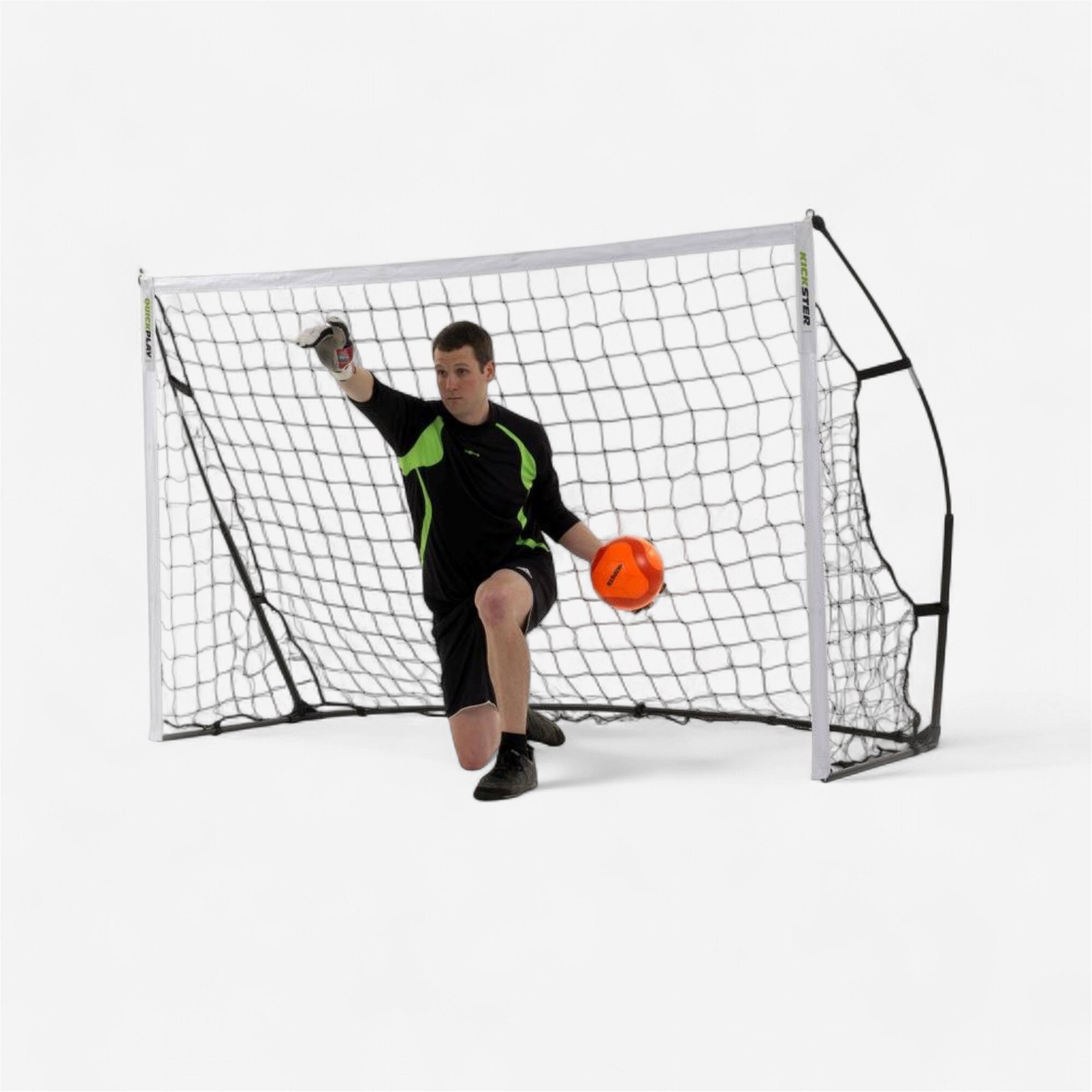 Kicker Fußball Leuchtet im Dunkeln NEON Grün Mini Tischfußball 495x300x90mm