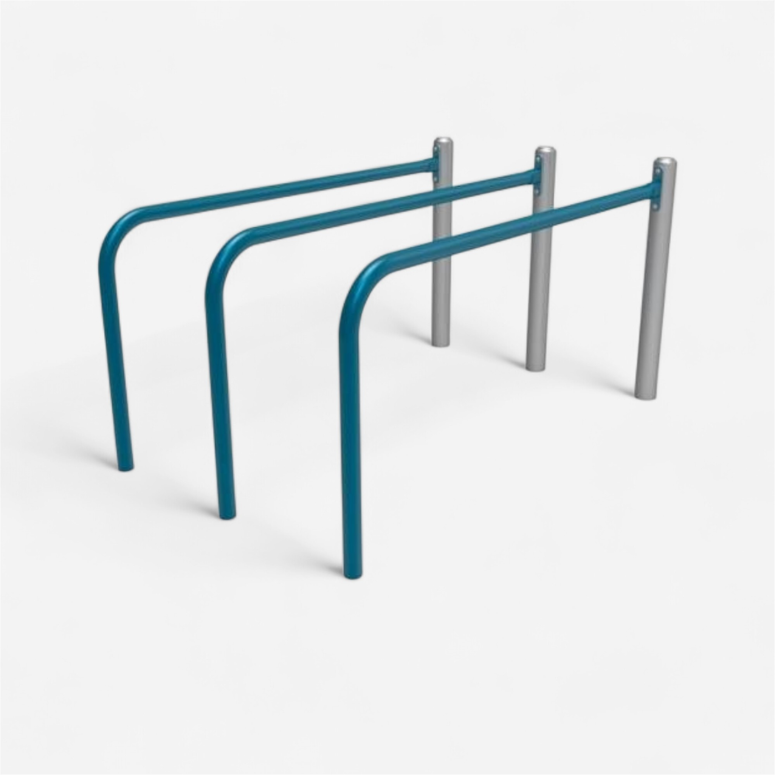 3 barres parallèles street workout metaluplast - Mobilité urbaine et outdoor - Plein air - METALUPLAST-Decathlon PRO - Clubs - Entreprises -
