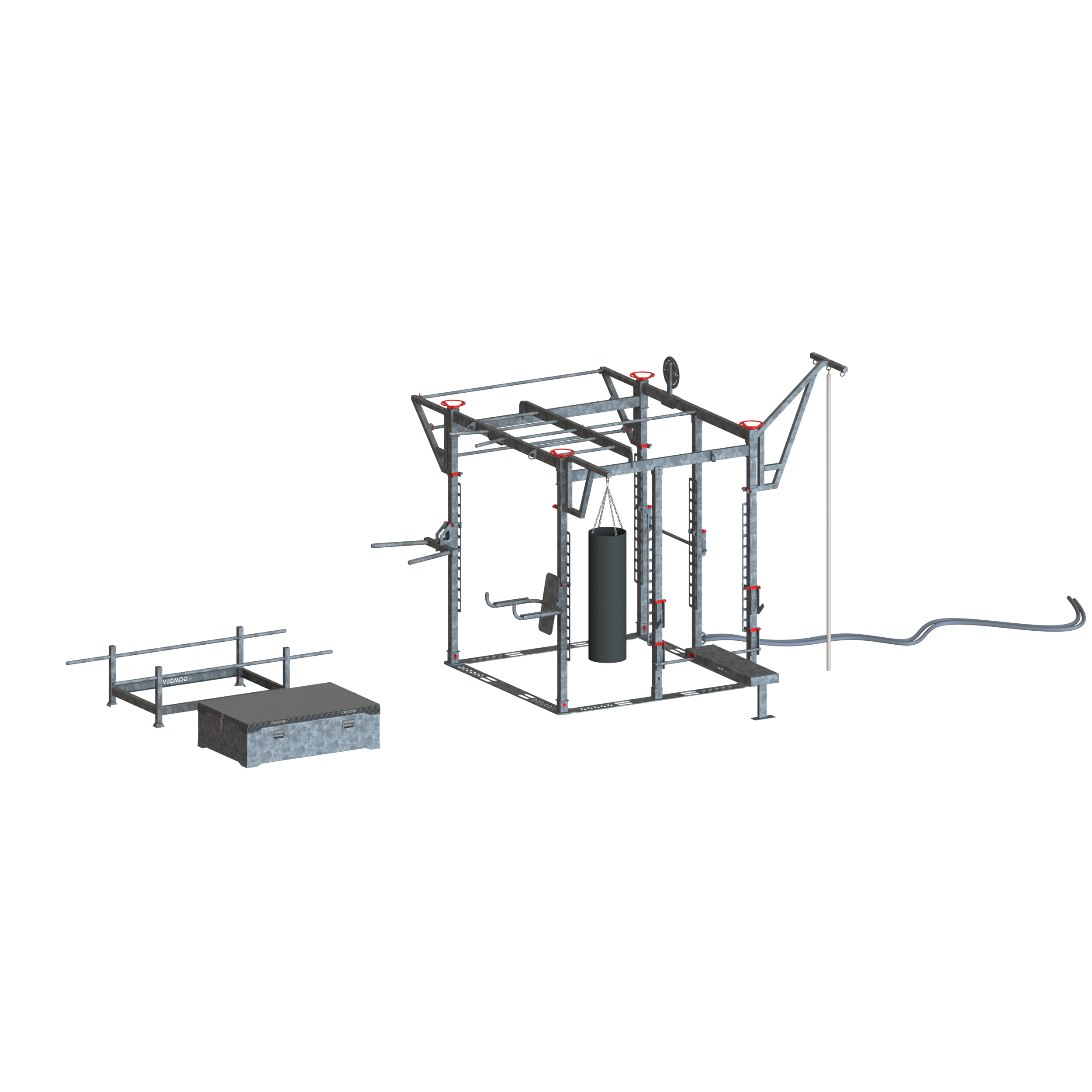 Box ppo m - pack full options - Fitness Extérieur - GoMouv'- Clubs - Entreprises - Collectivités - Associations