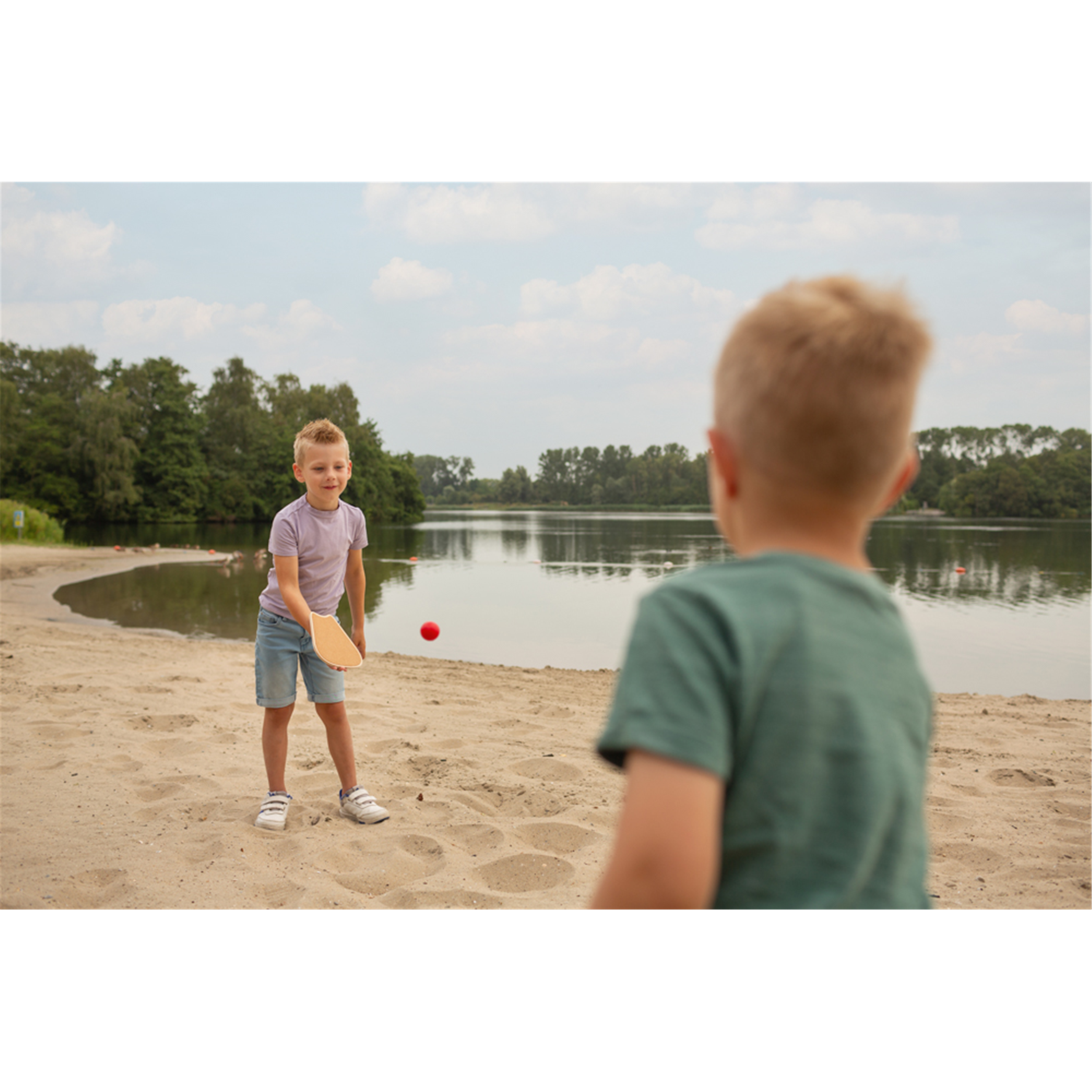 Raquettes de plage Publicitaires en bois certifié Miro - Cadoétik
