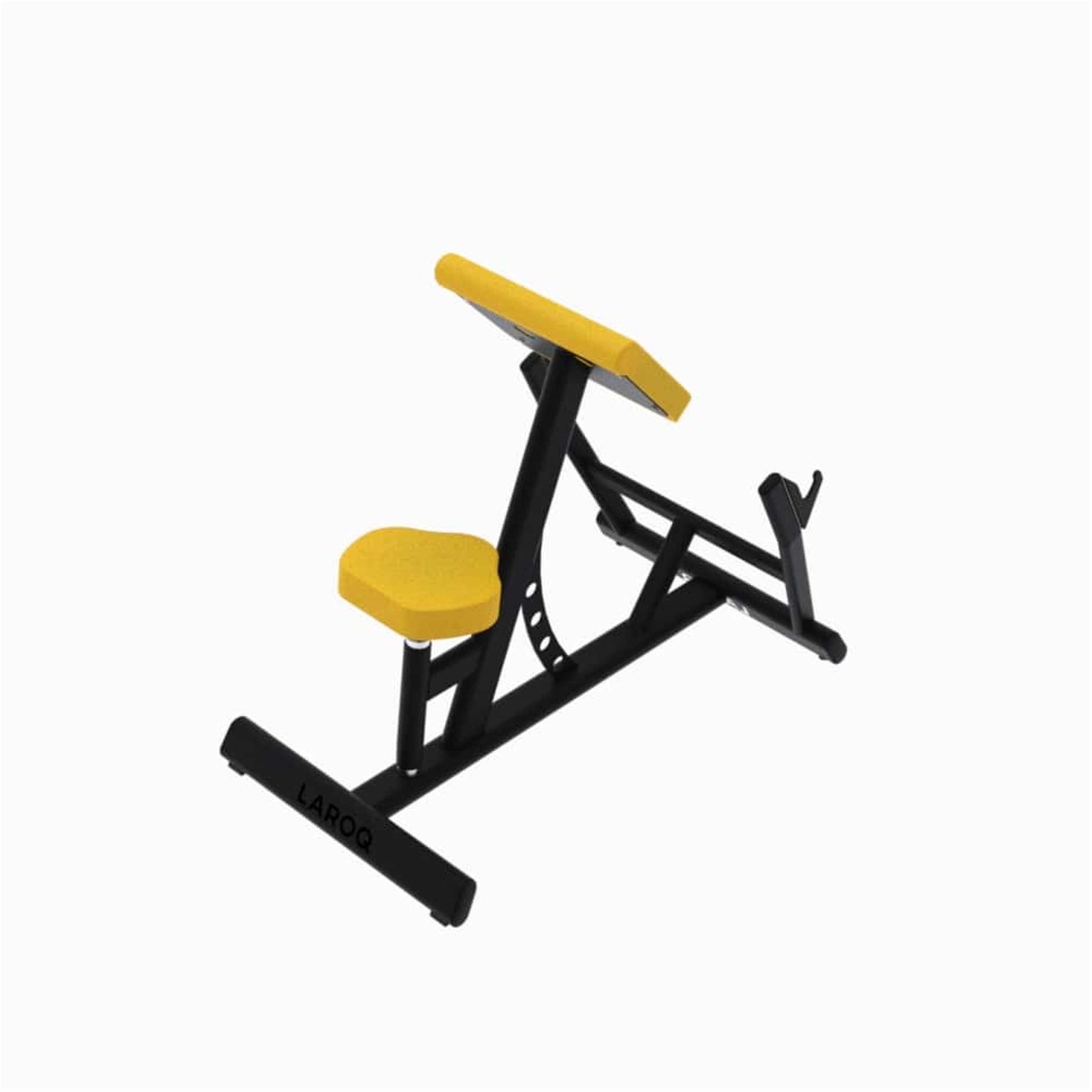 Pupitre a biceps jaune larry scott - Appareils de Musculation - LAROQ- Clubs - Entreprises - Collectivités - Associations