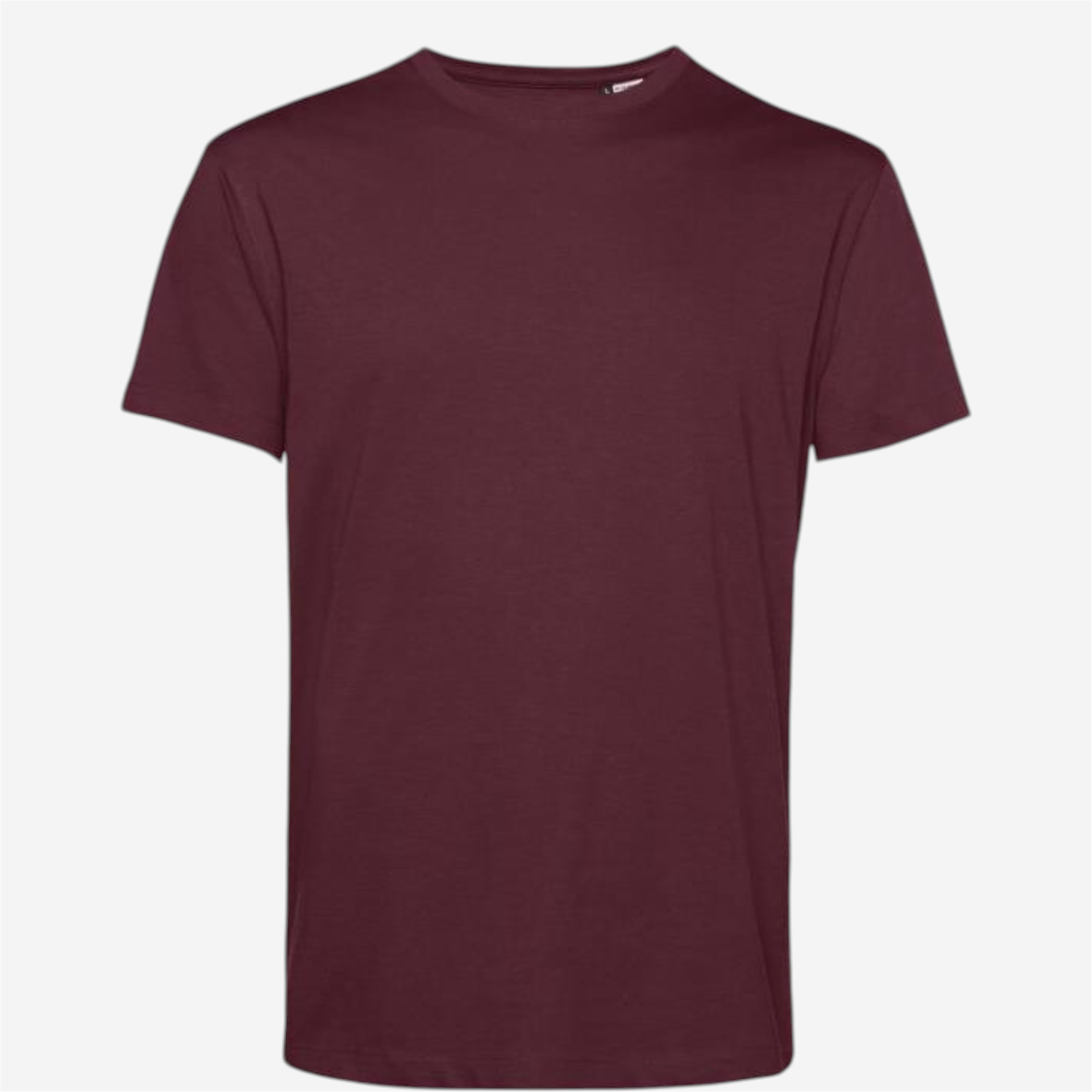 Tee shirt manches courtes b&c - coton organic bordeaux - Vêtements de sport et accessoires - Tee-shirts et polos - B&c-Decathlon PRO - Clubs -