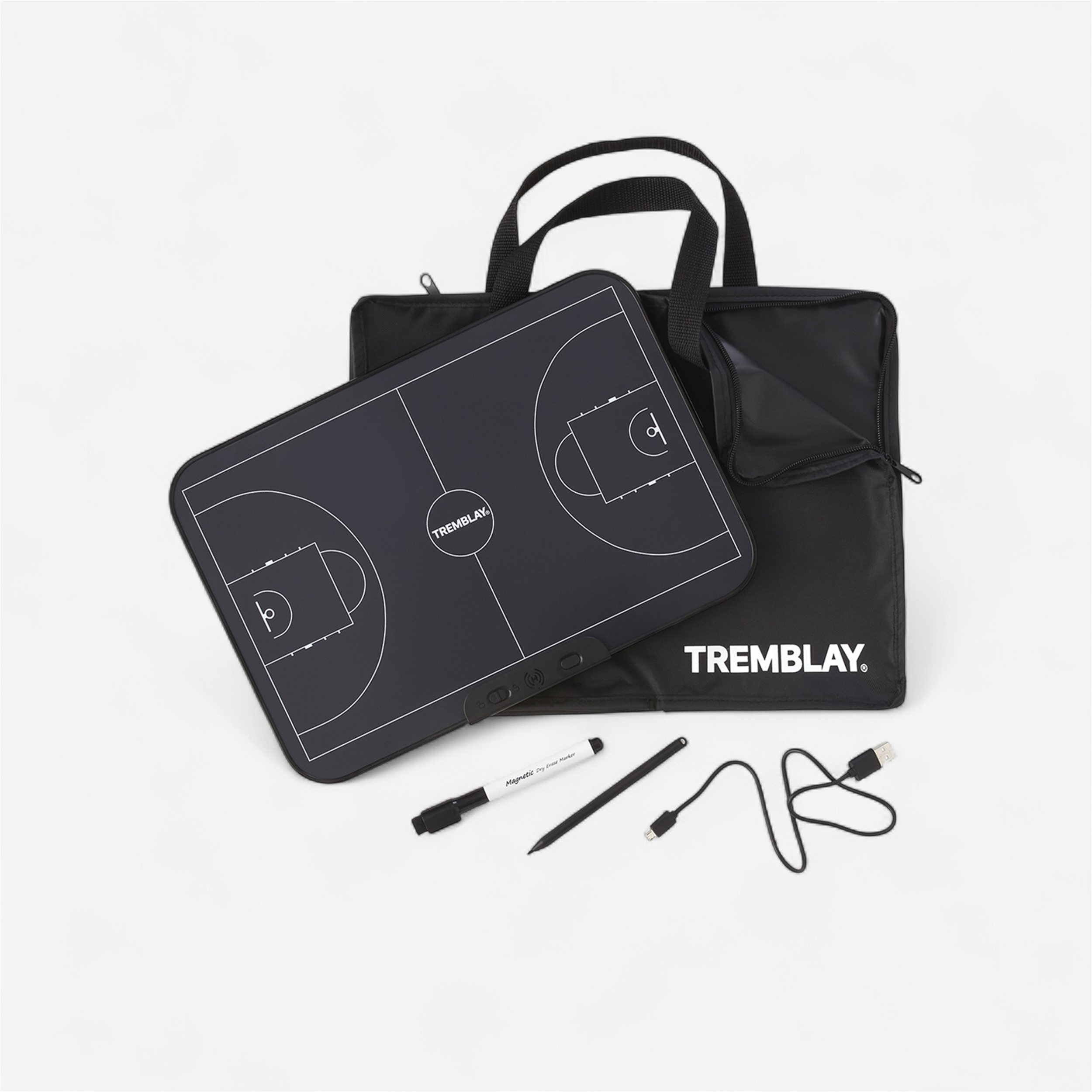 Tableau Tactique Football WISEPLAYERFC - Ardoise Réversible Entraîneur - Avec Sifflet Et Sac