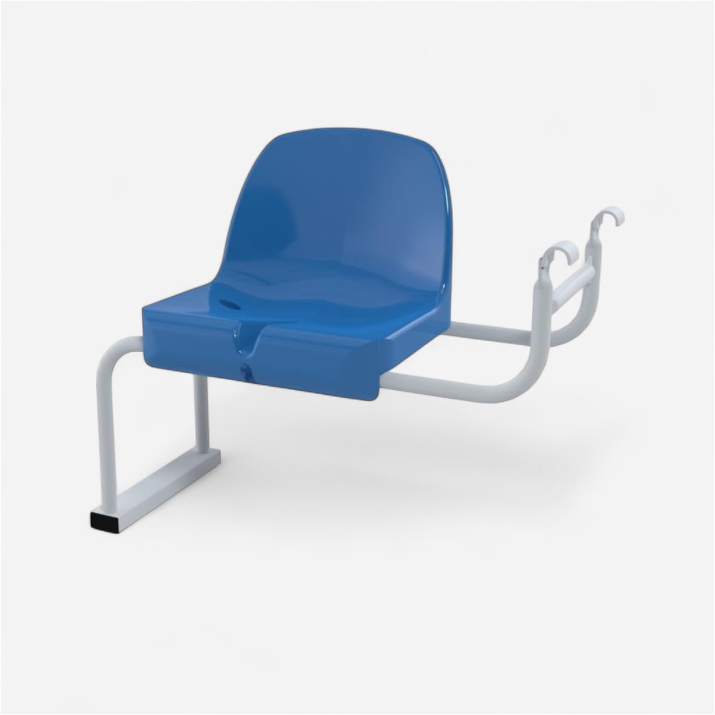 Chaise latérale droite ou gauche en acier galvanisé - Tennis - SODEXSPORT- Clubs - Entreprises - Collectivités - Associations