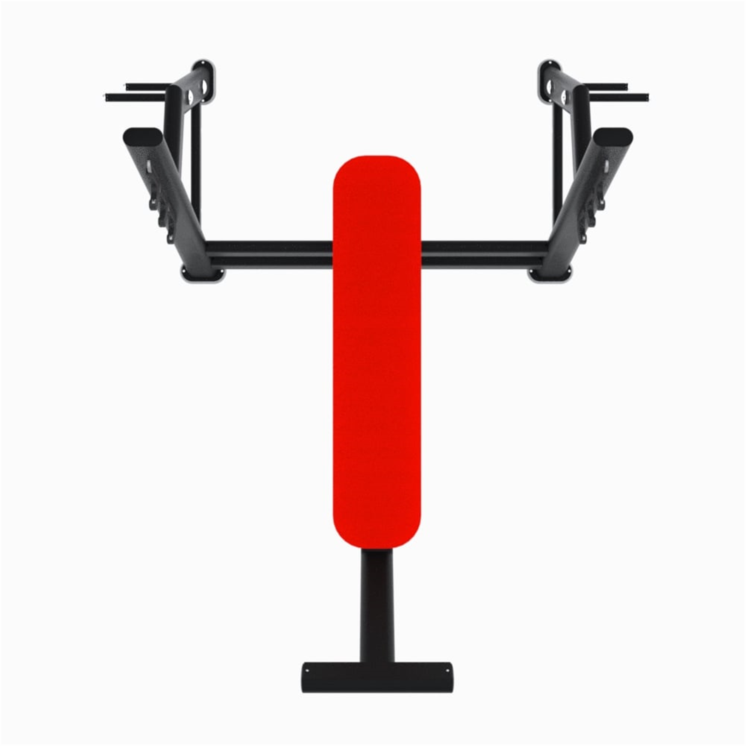 Banc de musculation développé couché rouge - Appareils de Musculation - LAROQ- Clubs - Entreprises - Collectivités - Associations