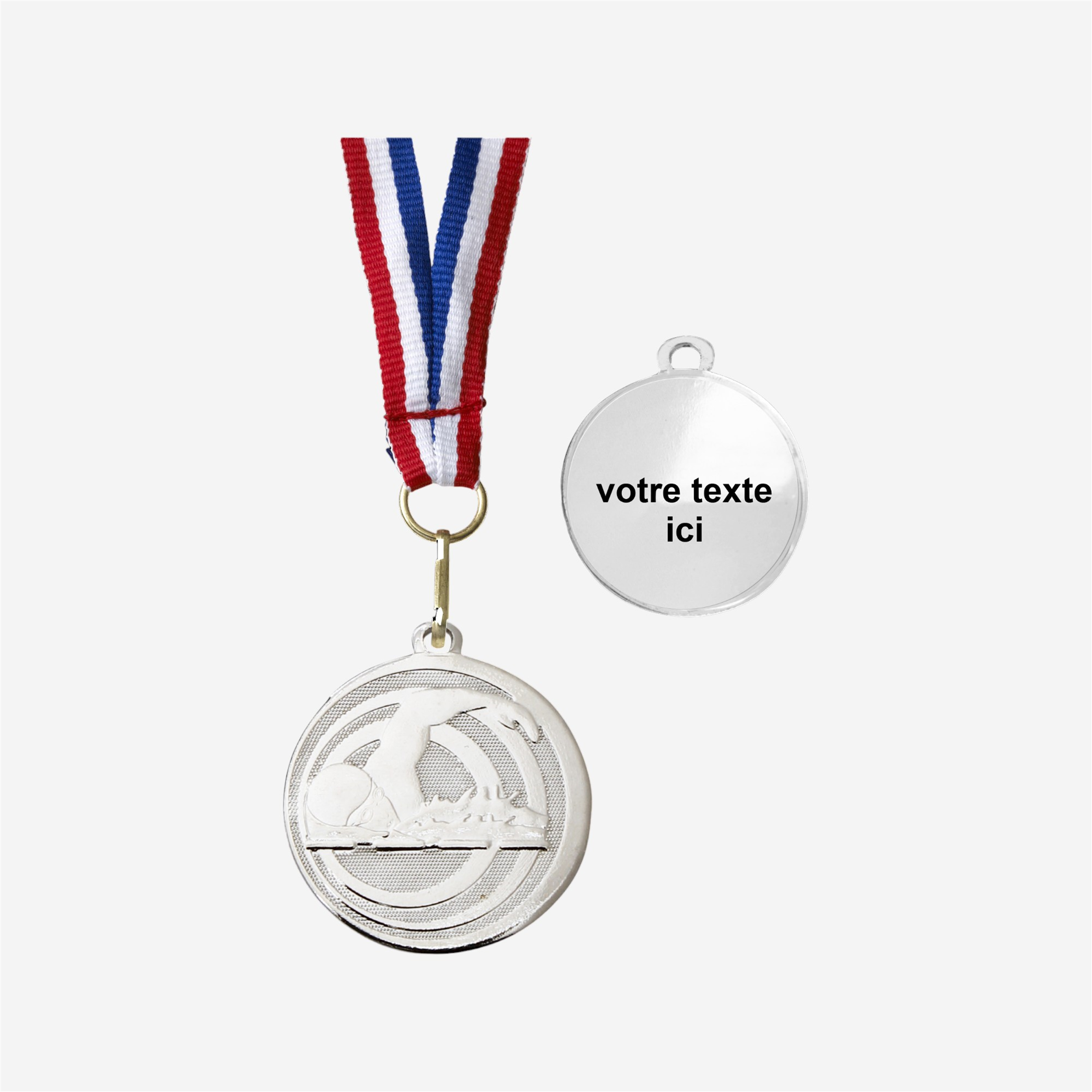 Coupe Et Médaille Natation Avec Gravure – Lot De 3 Ou à L’unité – Prix Pour Enfants Et Clubs