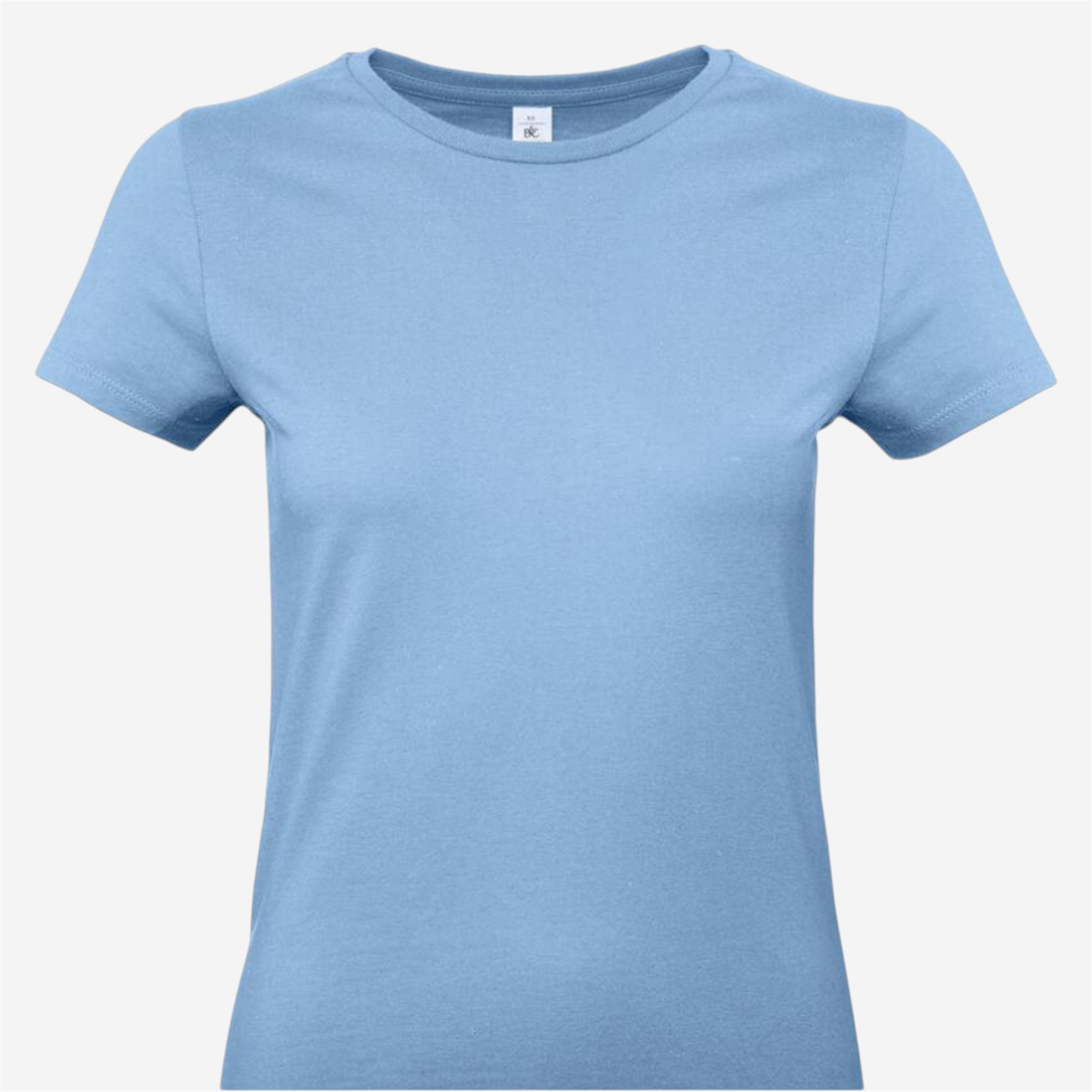 Tee shirt manches courtes femme b&c - 190 bleu ciel - Vêtements de sport et accessoires - Tee-shirts et polos - B&c-Decathlon PRO - Clubs -