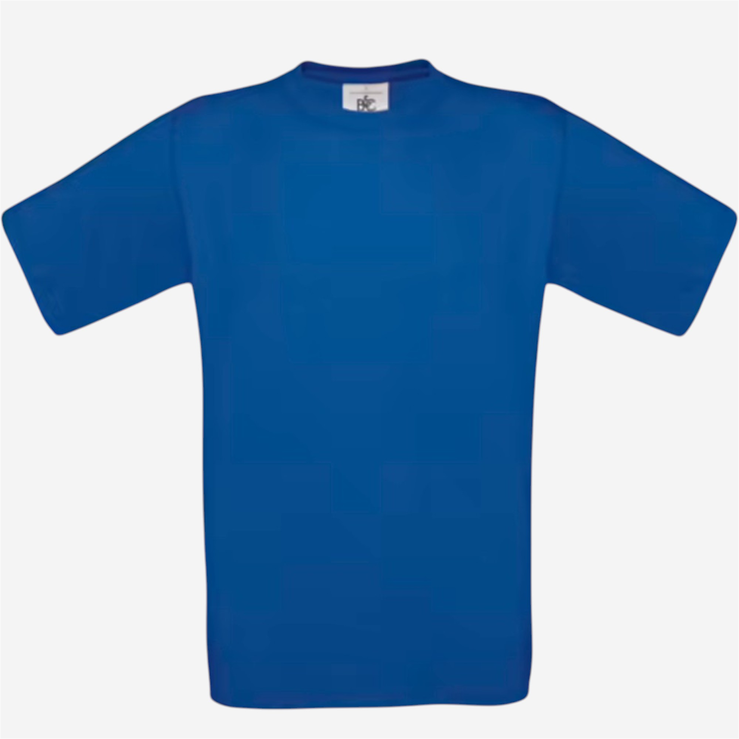 T-shirt Fille 4-5 Ans Bleu Royal Et Blanc à Rayures - 100% Coton - Occasion