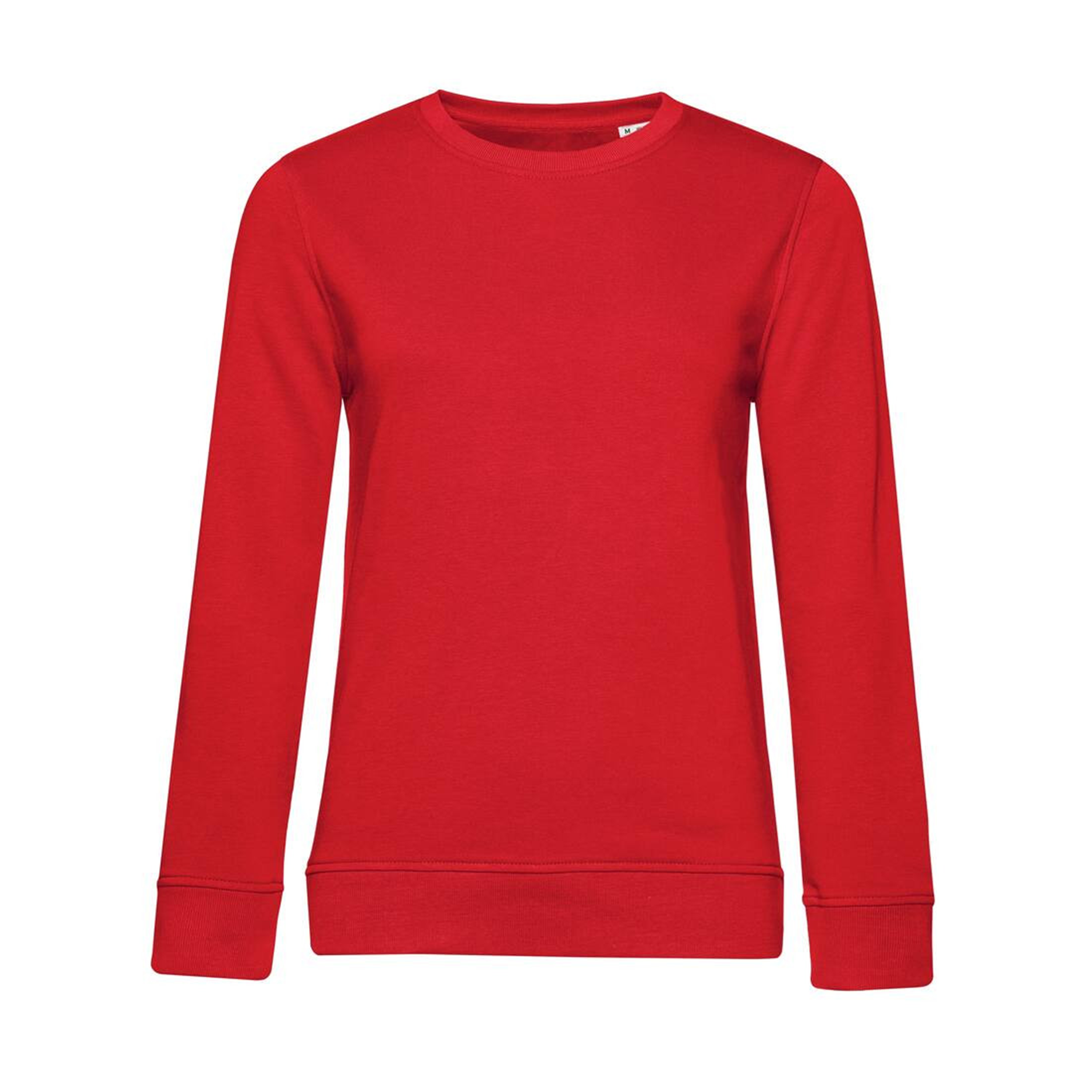 Sweat col rond organic femme rouge - HAUTS - B&c- Clubs - Entreprises - Collectivités - Associations