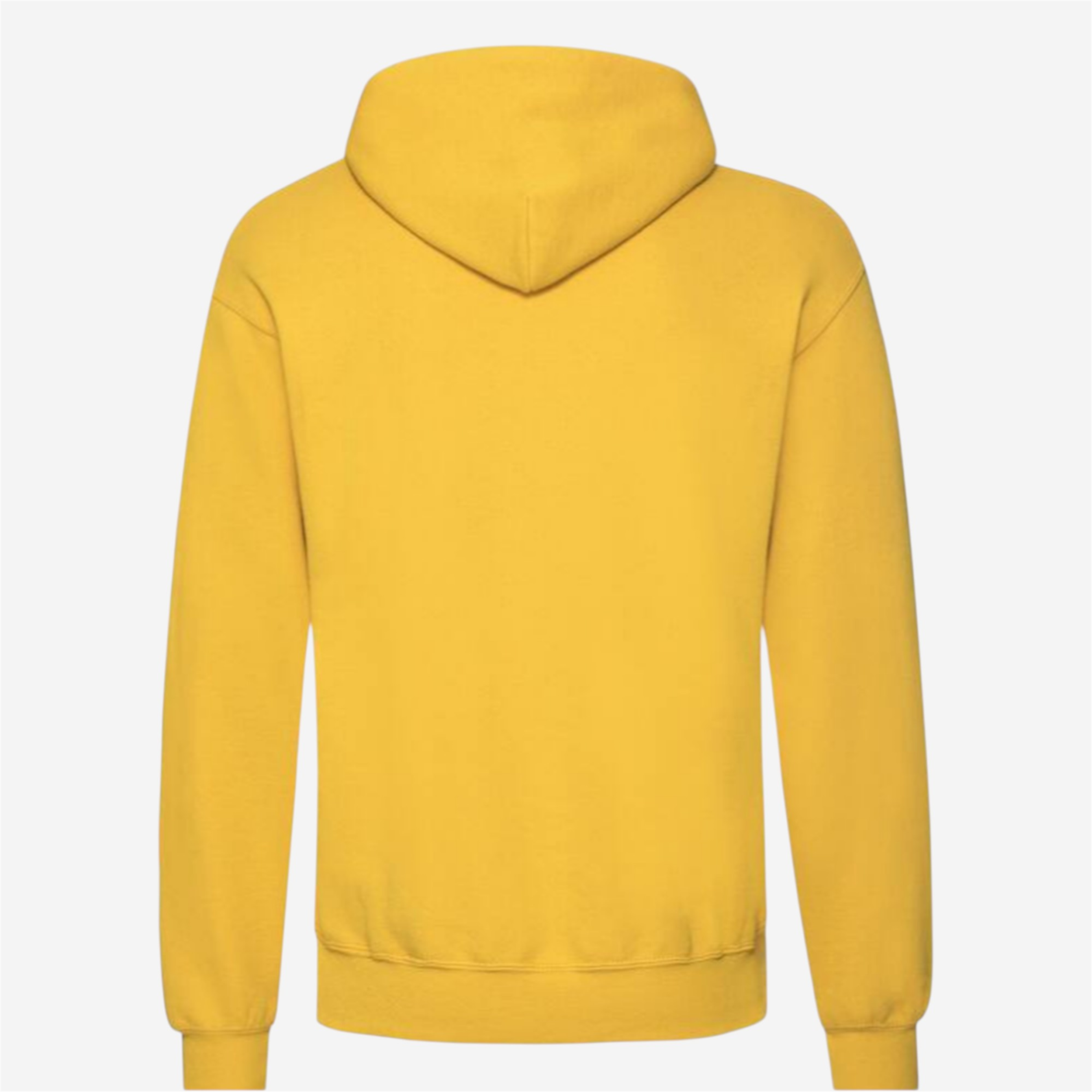 Sweat capuche jaune - HAUTS - Fruit of the loom- Clubs - Entreprises - Collectivités - Associations