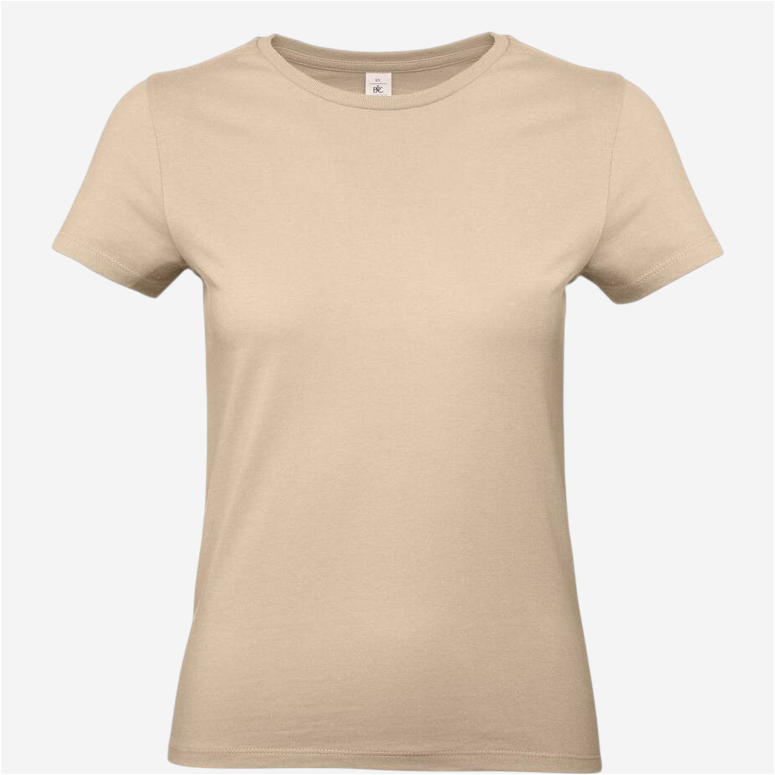 Tee shirt manches courtes femme b&c - 190 sable - Vêtements de sport et accessoires - Tee-shirts et polos - B&c-Decathlon PRO - Clubs - Entreprises -