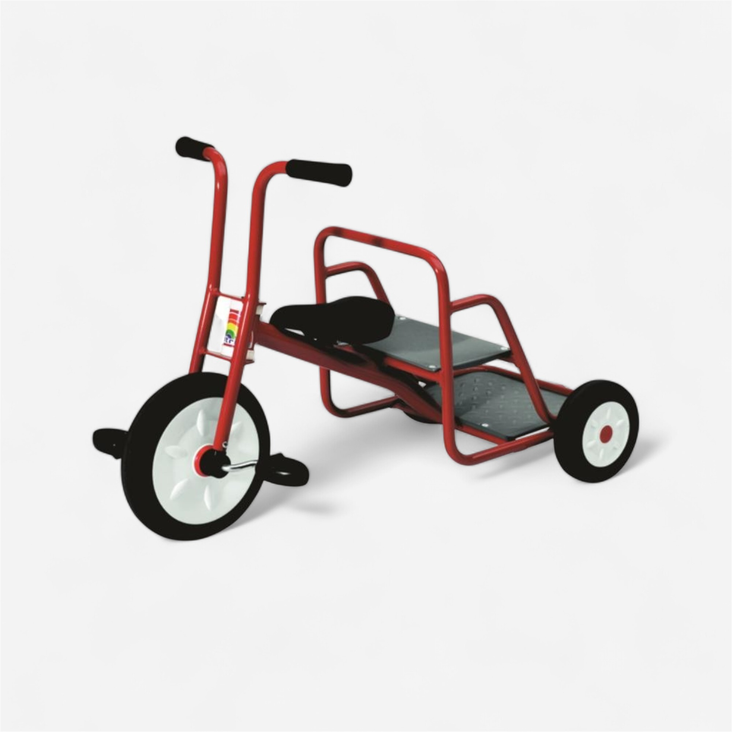 Tricycle Italtrike Porteur rouge pour les clubs et collectivités