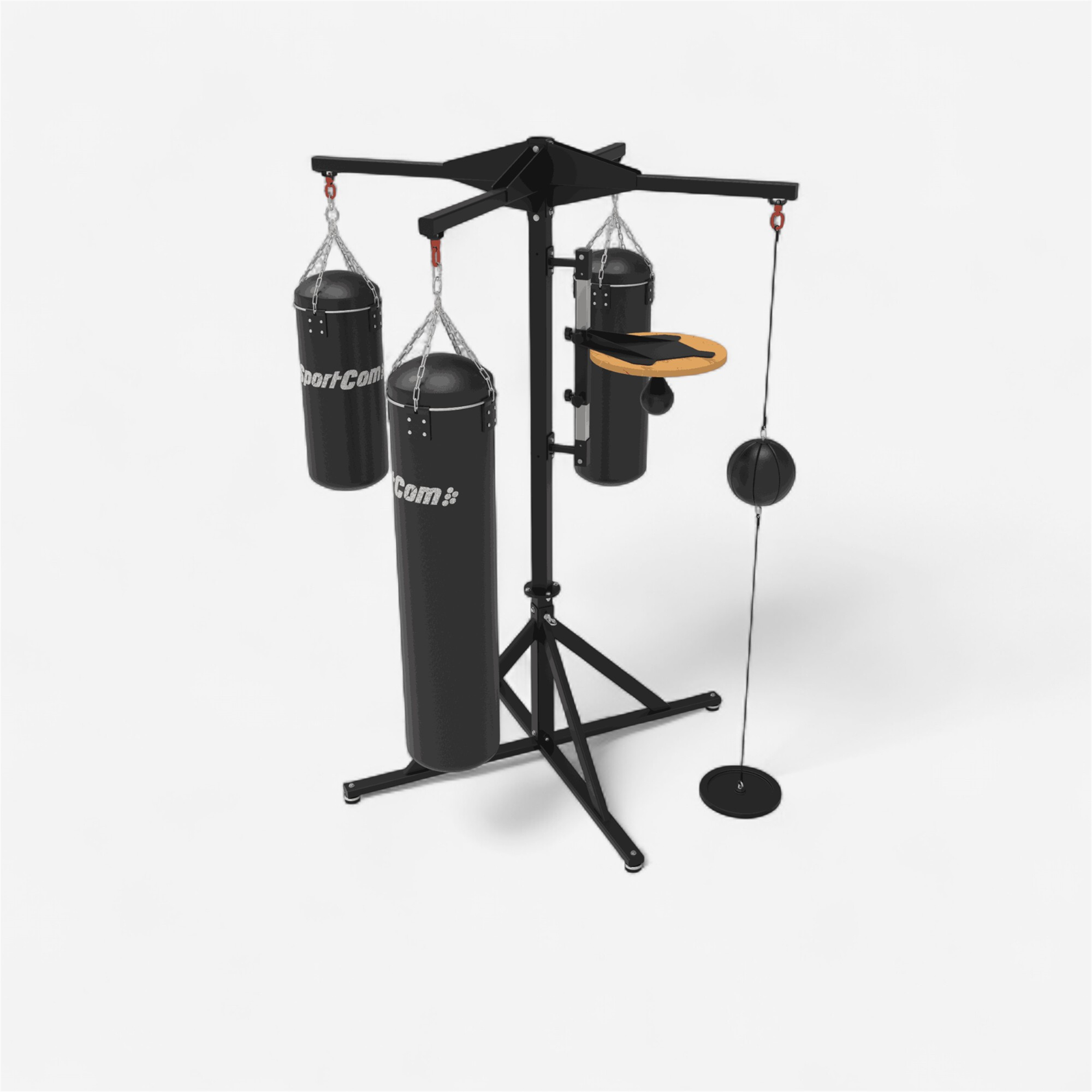 Potence boxe 4 bras plat vitesse roulettes sportcom - Sports de combat - Matériel boxe - SPORTCOM-Decathlon PRO - Clubs - Entreprises - Collectivités
