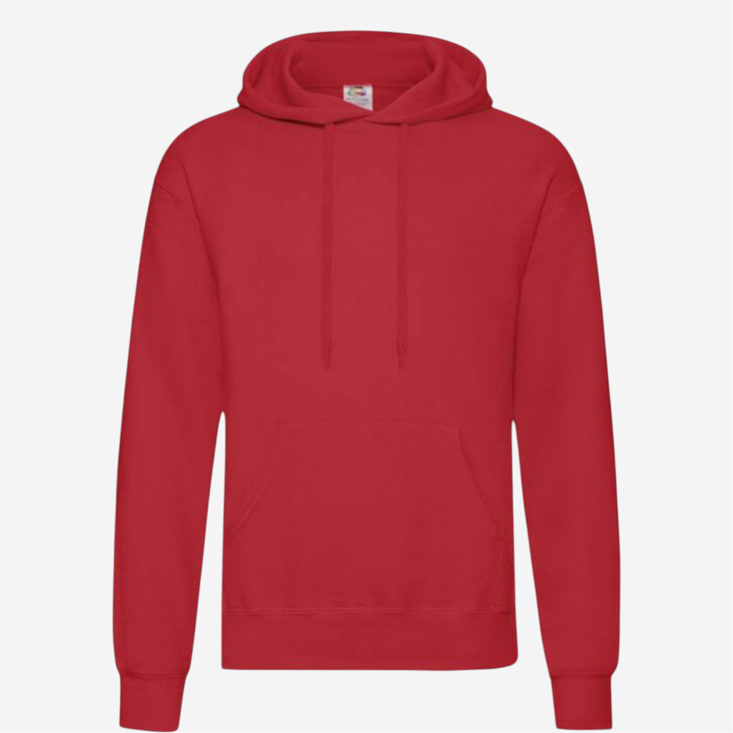 Sweat à Capuche Enfant Garçon - Rouge 100% Coton - Taille 4-8 Ans - Marque Jena