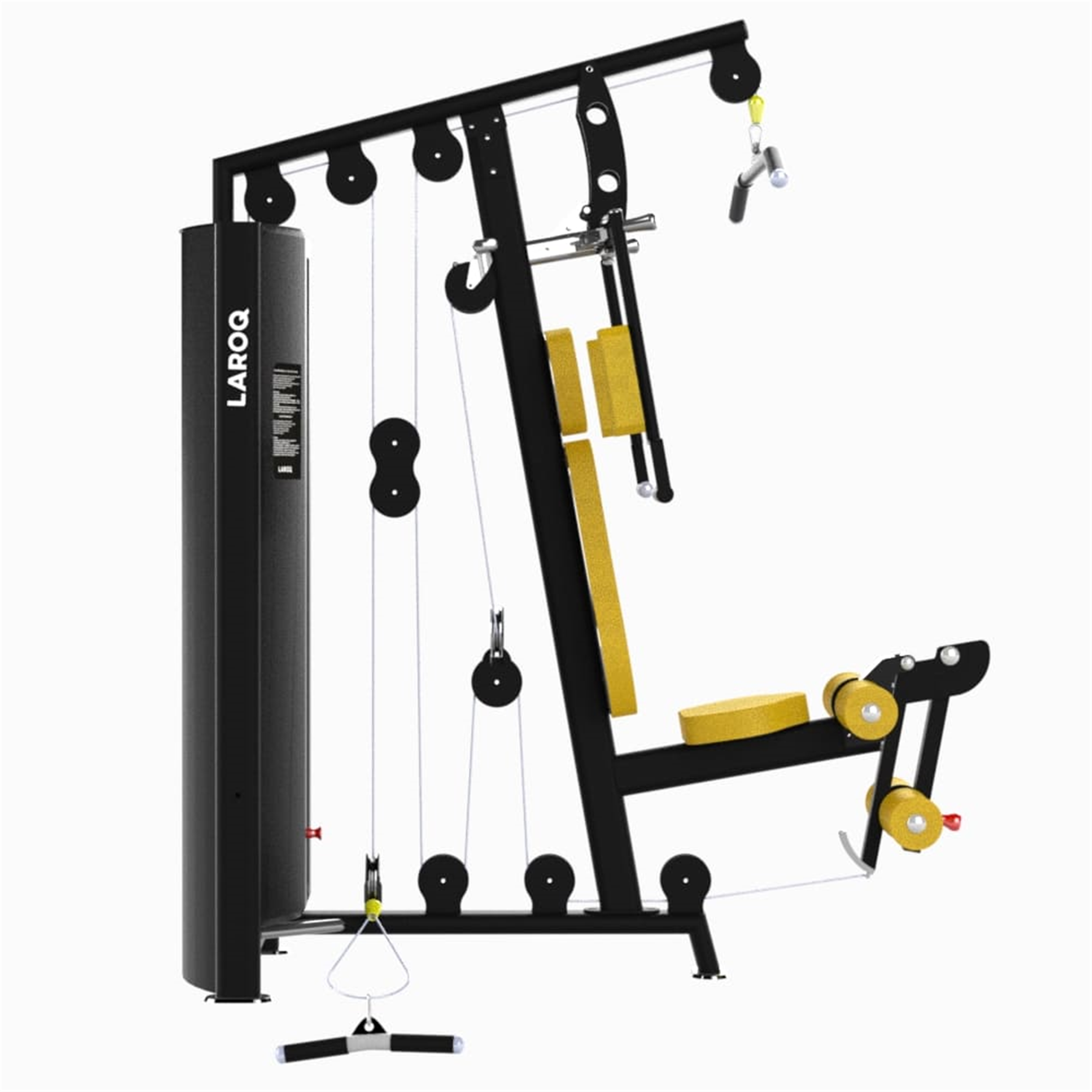 Tour de musculation jaune standard 60 kg - LAROQ