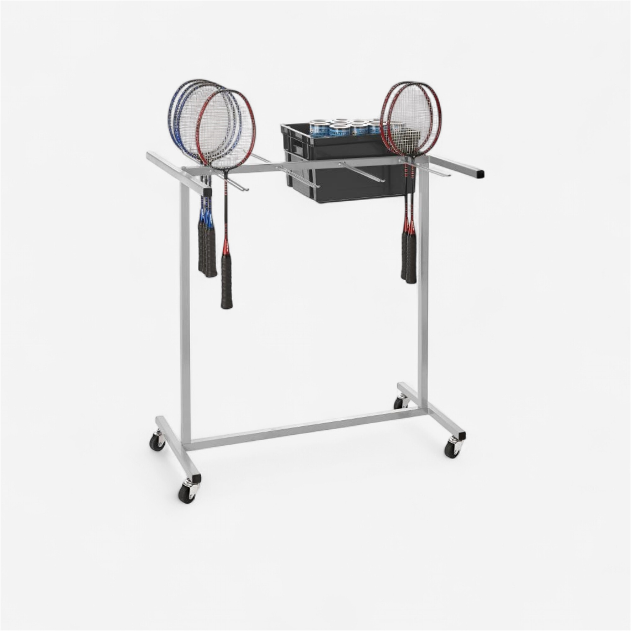 Tube De Rangement Pour Volants De Badminton - Transparent, 39,3 Cm - Organise Et Protège Les Balles, Transport Facile