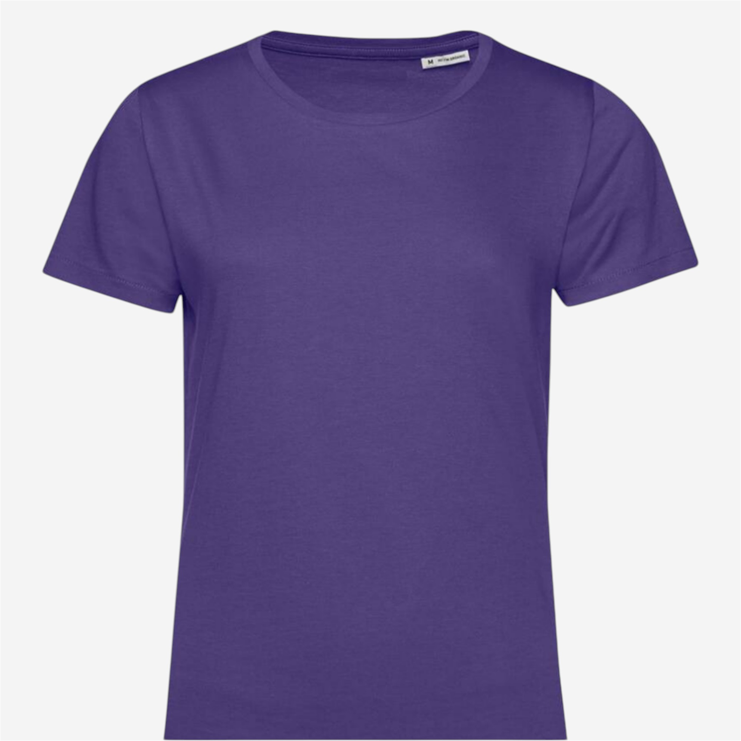 Tee shirt manches courtes femme b&c - coton organic mauve - Vêtements de sport et accessoires - Tee-shirts et polos - B&c-Decathlon PRO - Clubs -