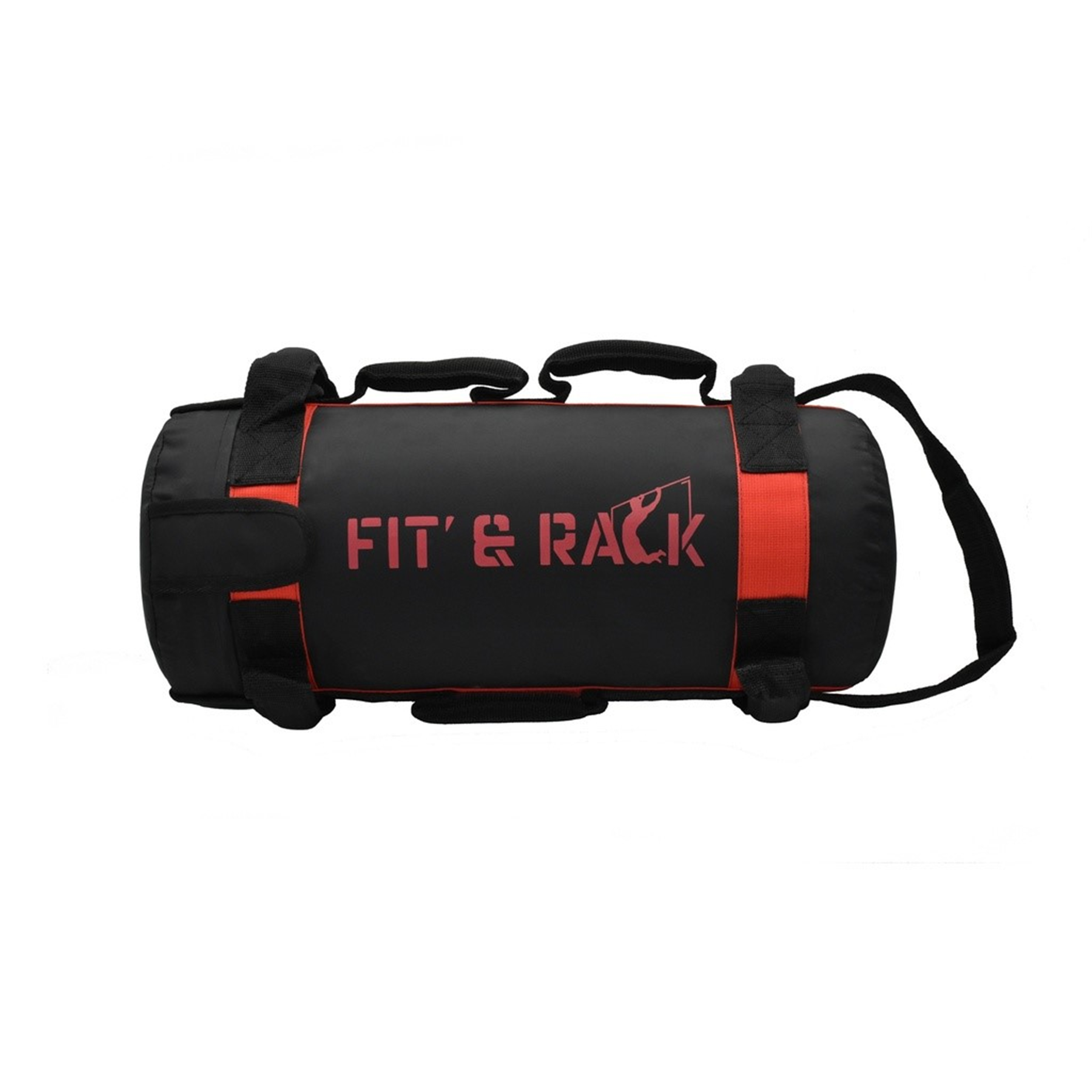 Sac leste a poignees Power Bag 20kg fitness Fit Rack noir rouge pour les clubs et collectivites Decathlon Pro