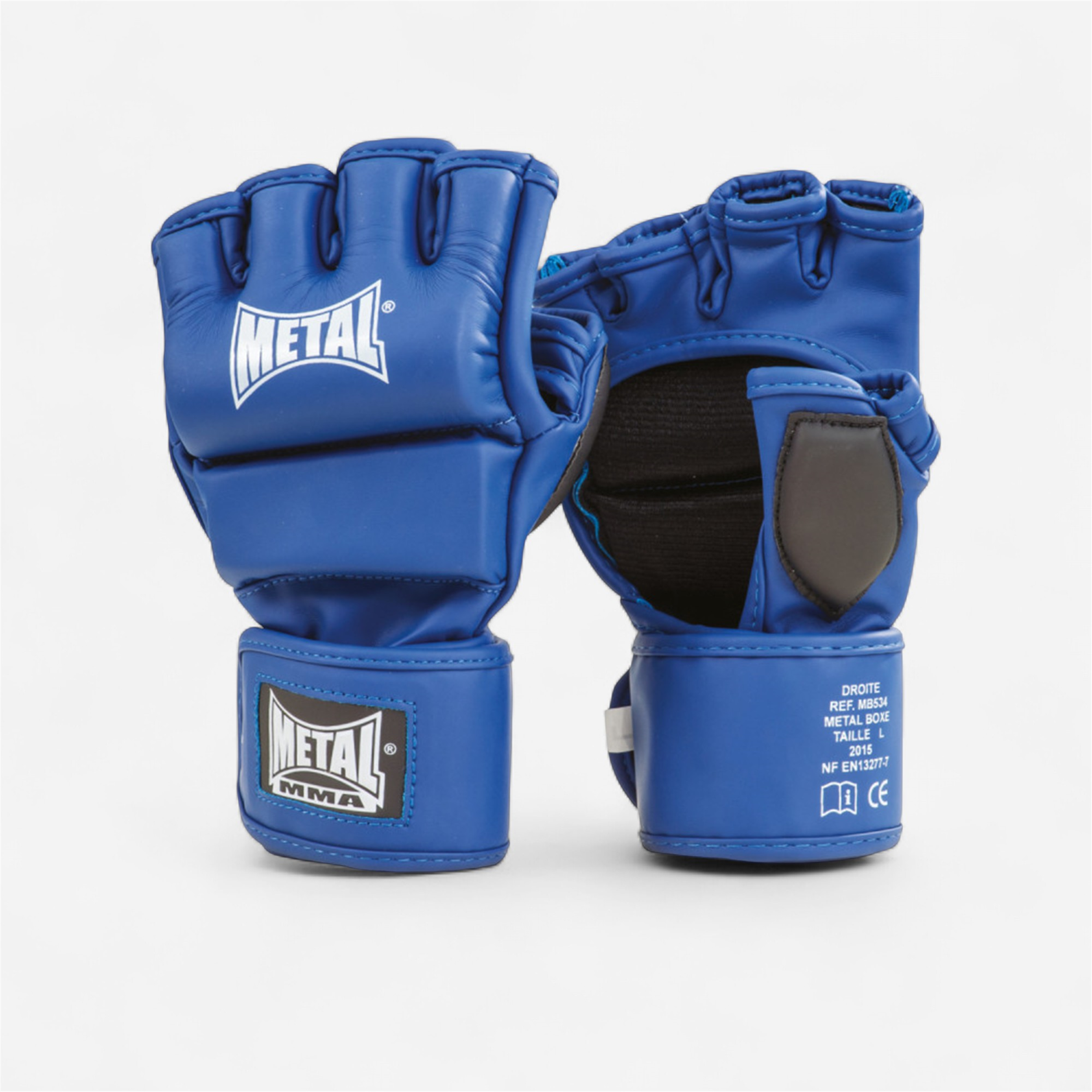 Gants mma bleu metalboxe - MMA - METAL BOXE- Clubs - Entreprises - Collectivités - Associations