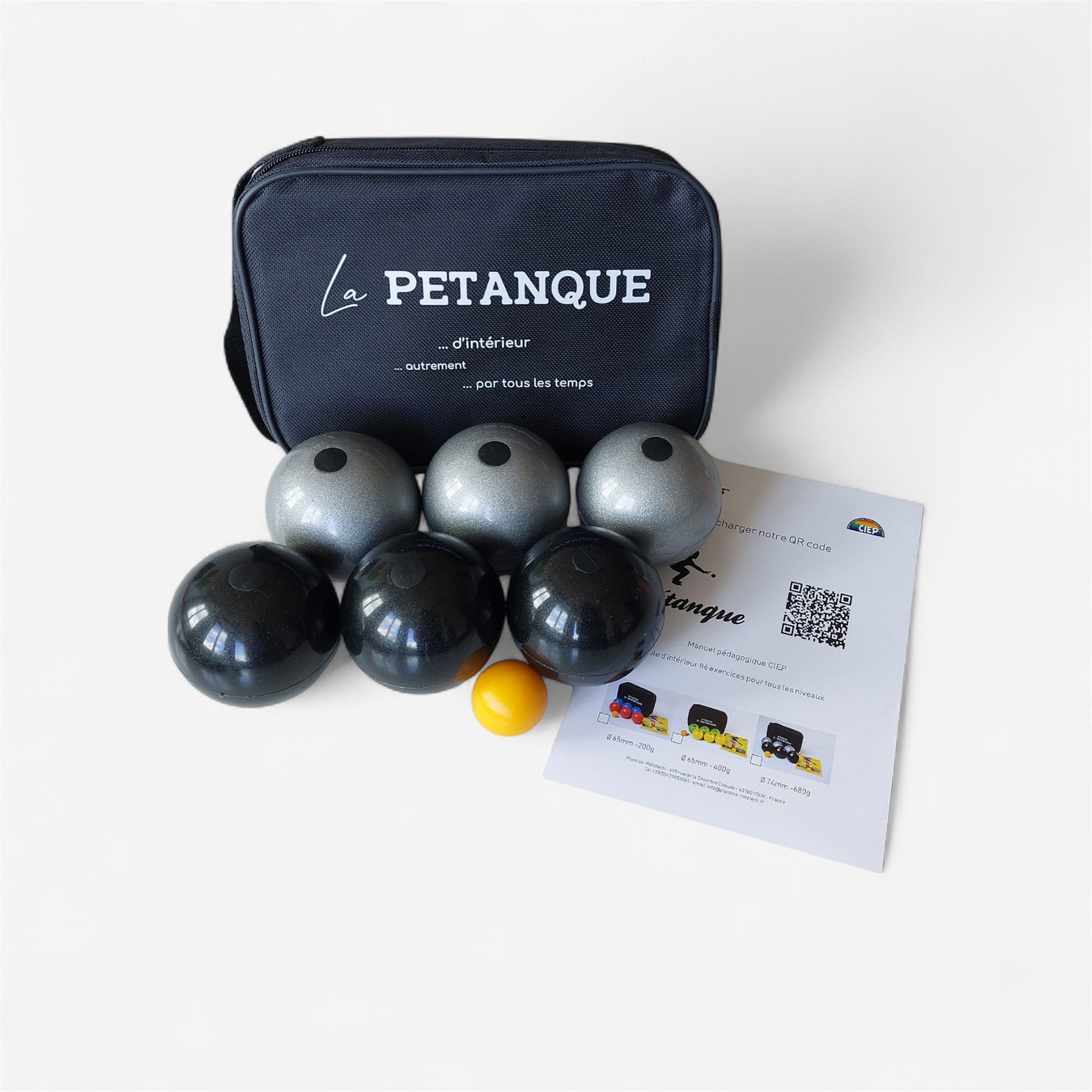 Lot De 20 Buts De Pétanque OUT2PLAY - Cochonnets Blancs Pour Parties, Clubs, Compétition Ou Loisir