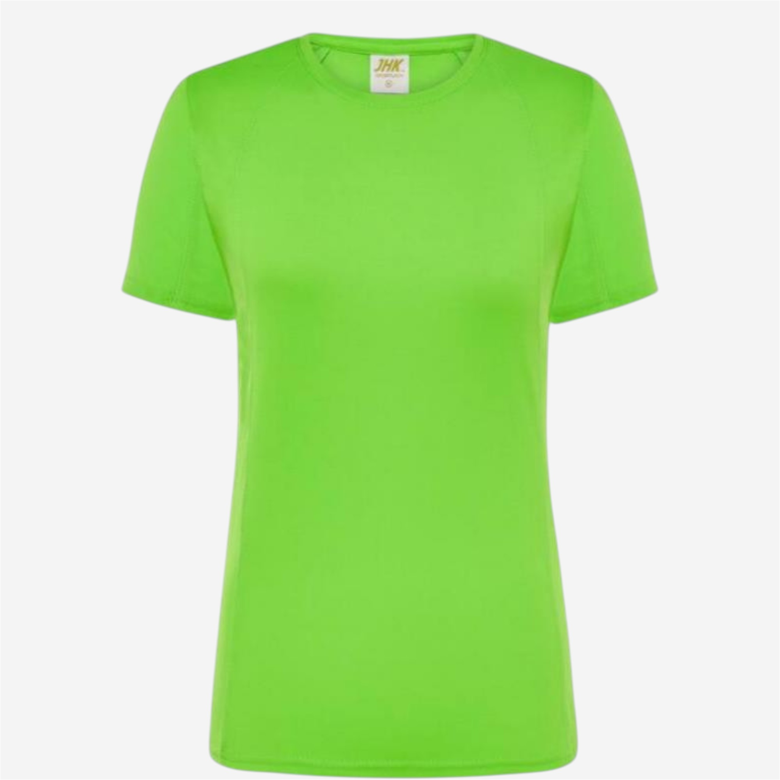 Maillot manches courtes femme jhk textile - polyester vert fluo - Vêtements de sport et accessoires - Tee-shirts et polos - JHK Textile-Decathlon PRO