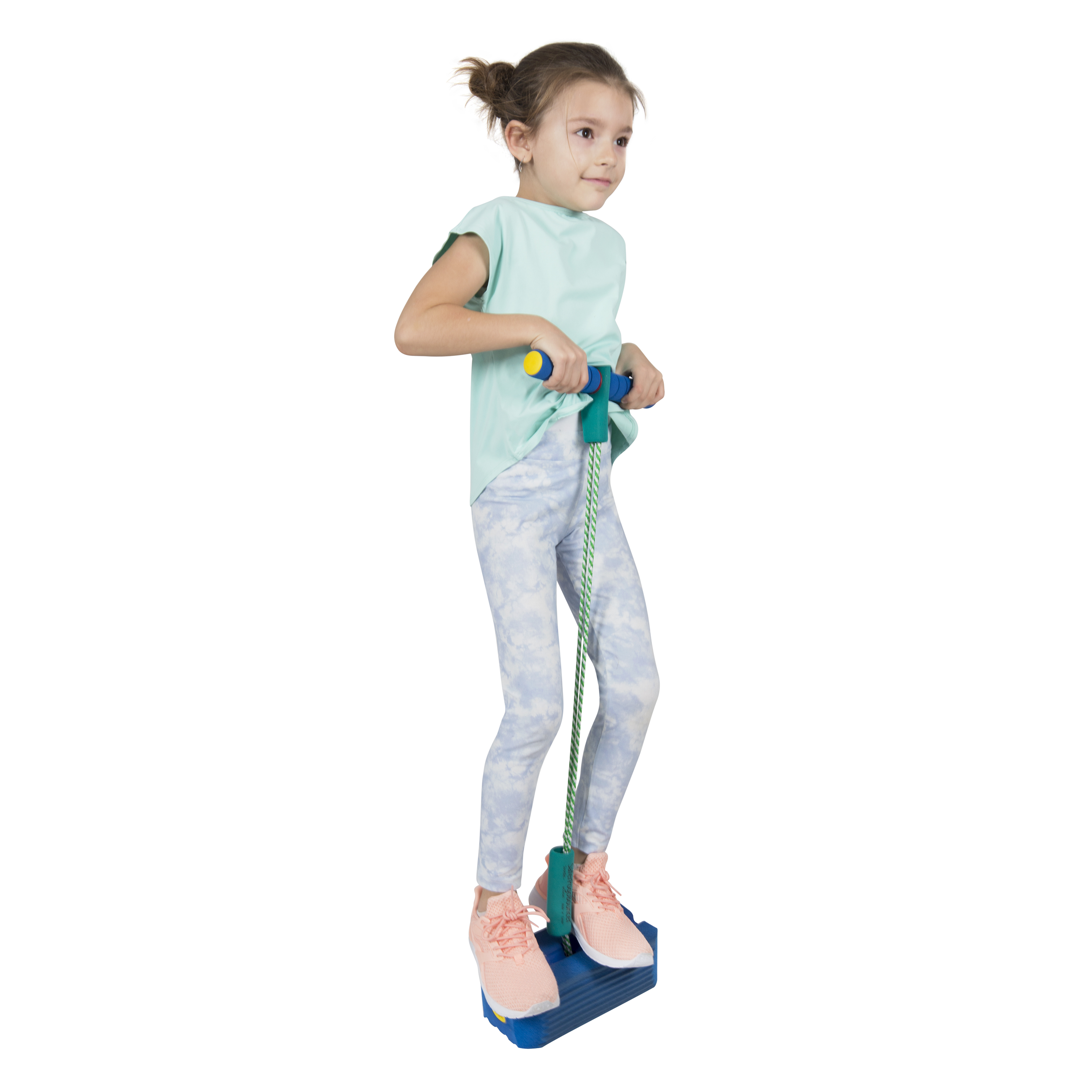 Pogo sauteur enfant pour l'équilibre et la motricité - bleu/rouge - SPORDAS