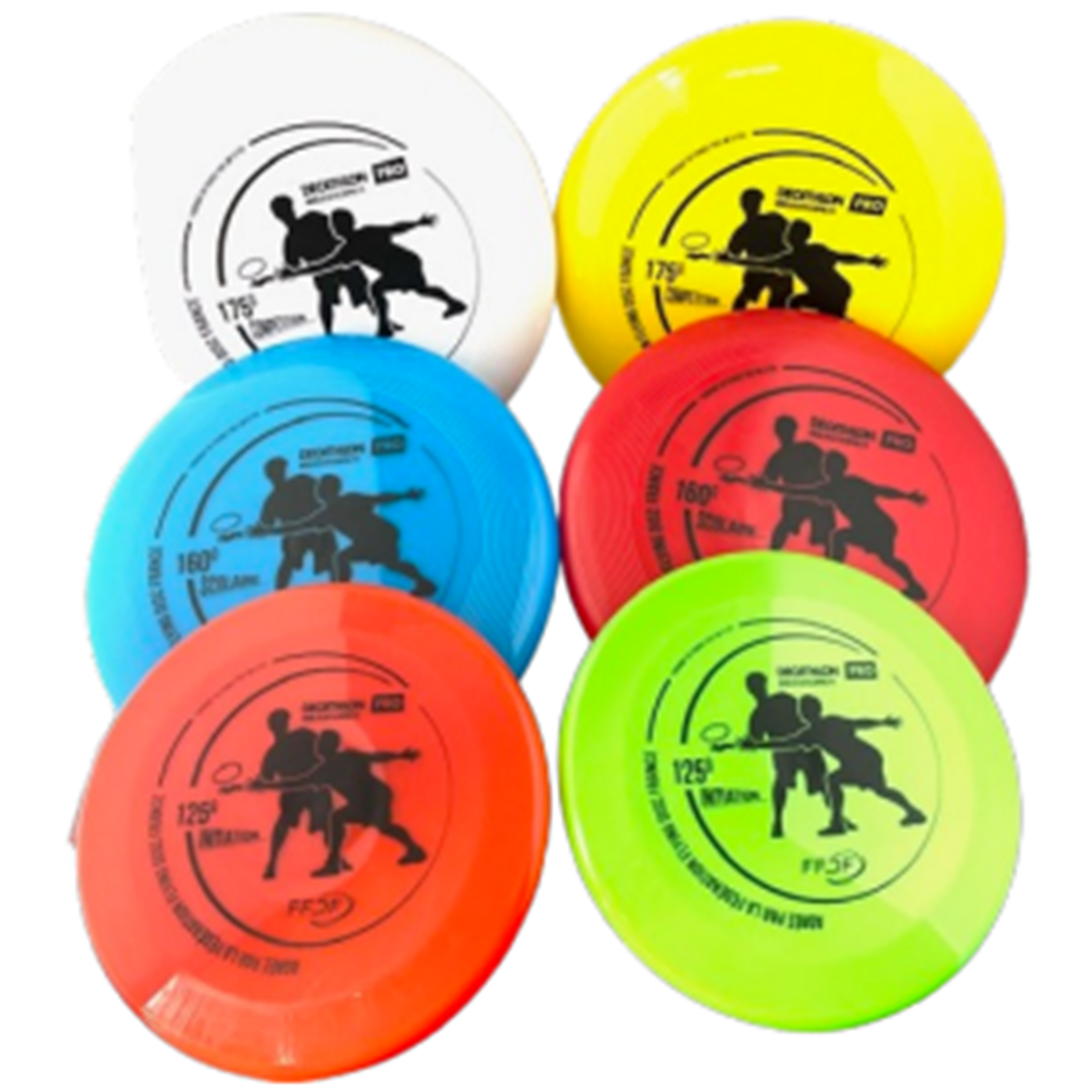 Lot de 6 disques scolaires mix poids - Lmi&fox