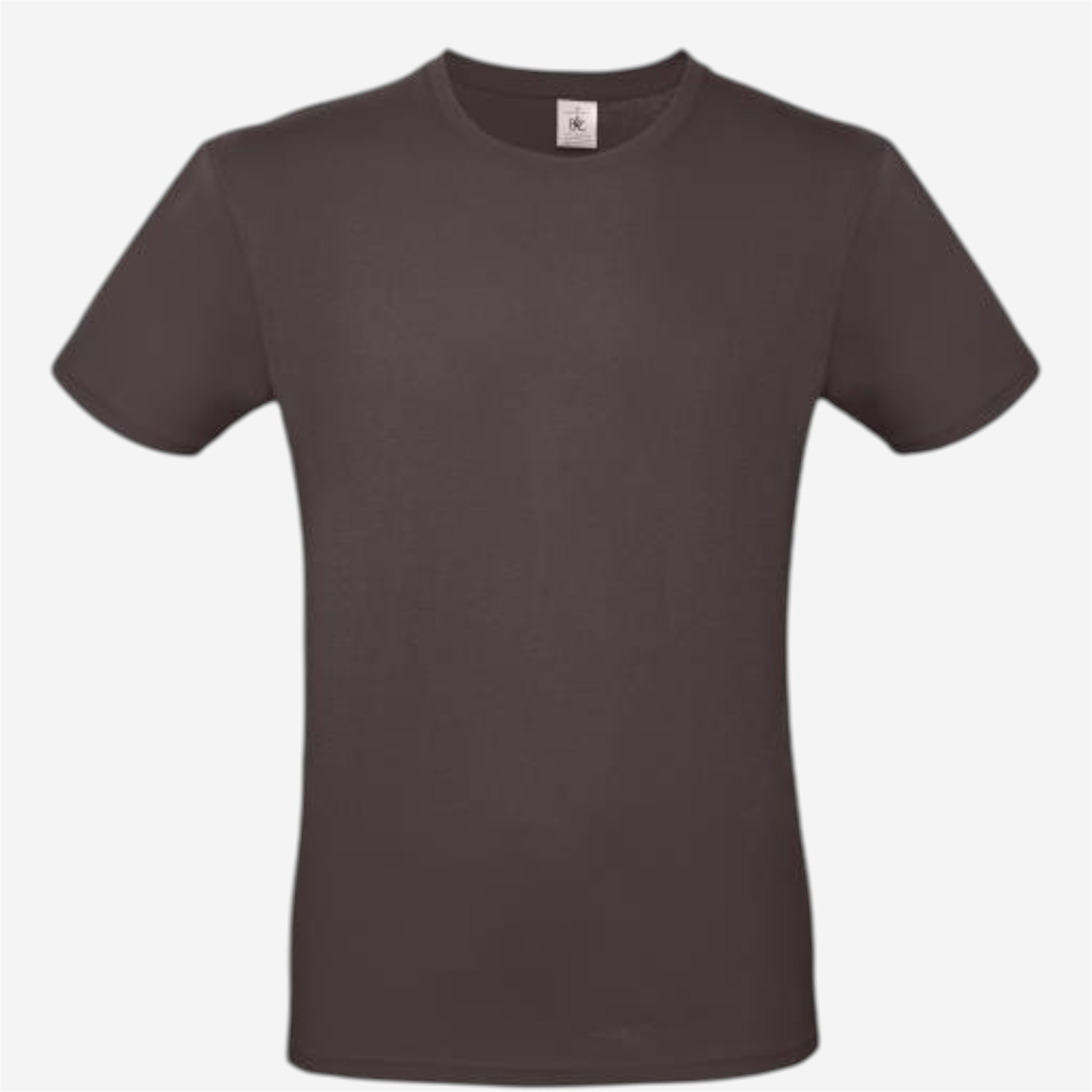 Tee shirt manches courtes mixte b&c - 150 marron foncé - Vêtements de sport et accessoires - Tee-shirts et polos - B&c-Decathlon PRO - Clubs -