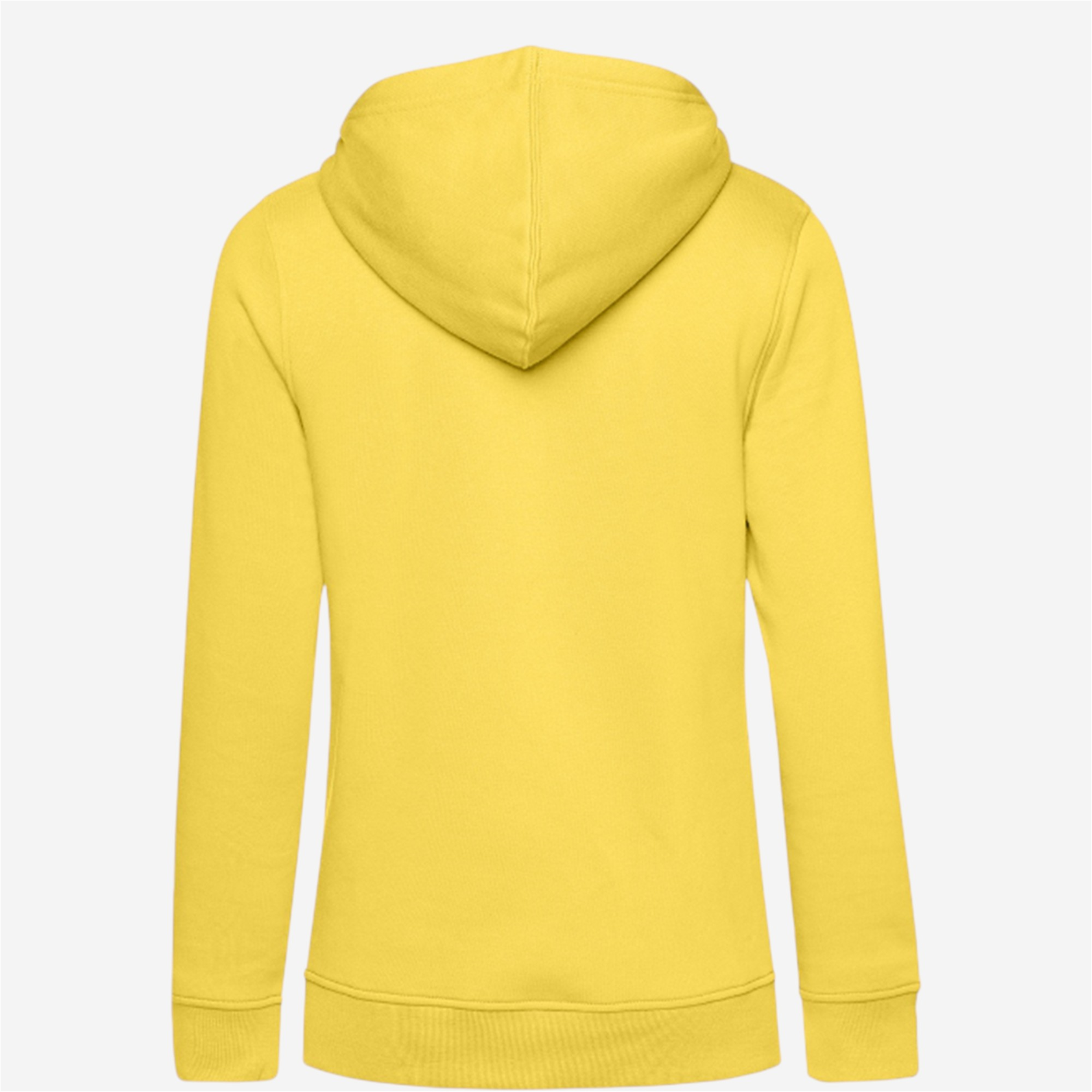 Sweat capuche organic femme jaune - HAUTS - B&c- Clubs - Entreprises - Collectivités - Associations