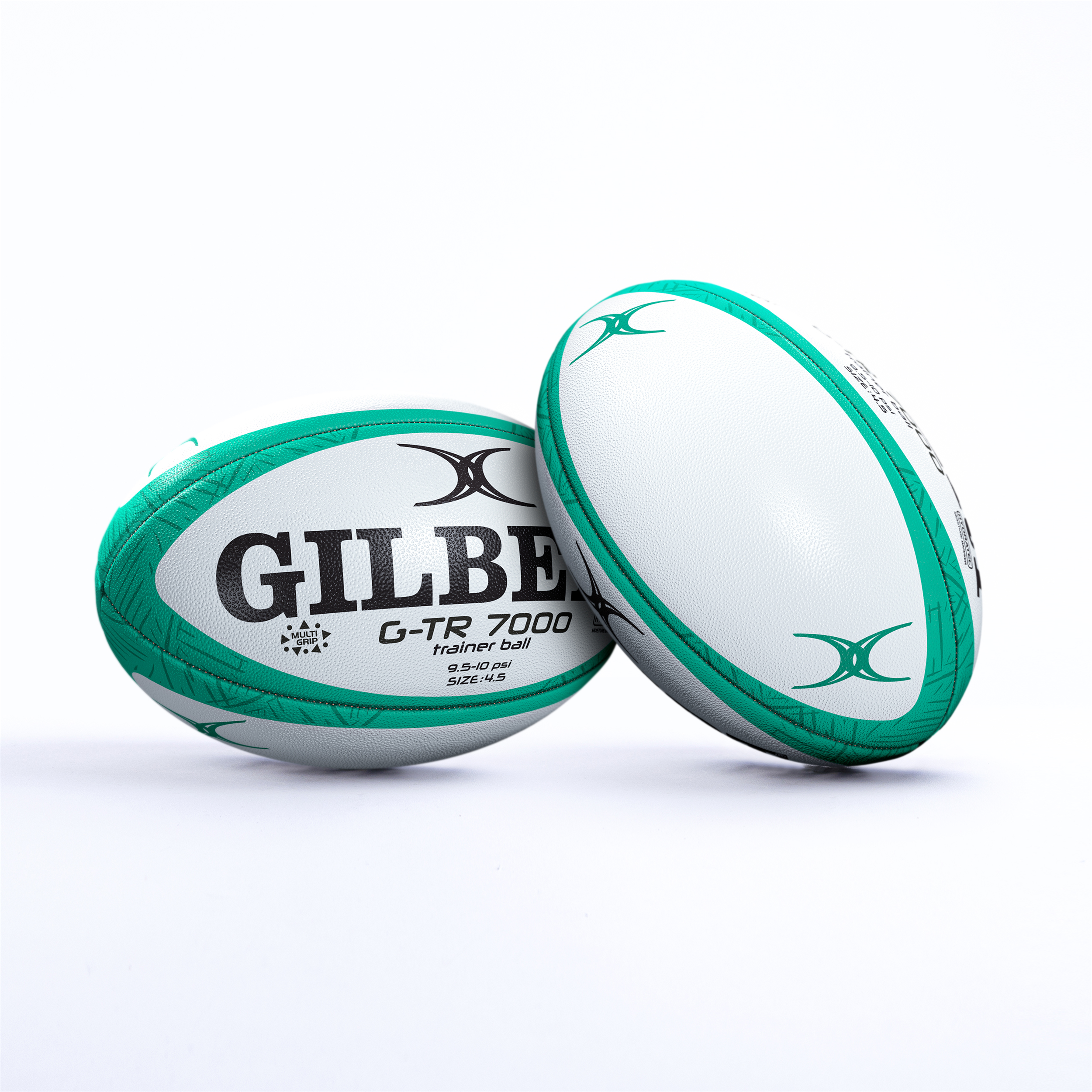 Ballon de rugby entraînement gilbert g-tr7000 vert taille 4.5 - Gilbert