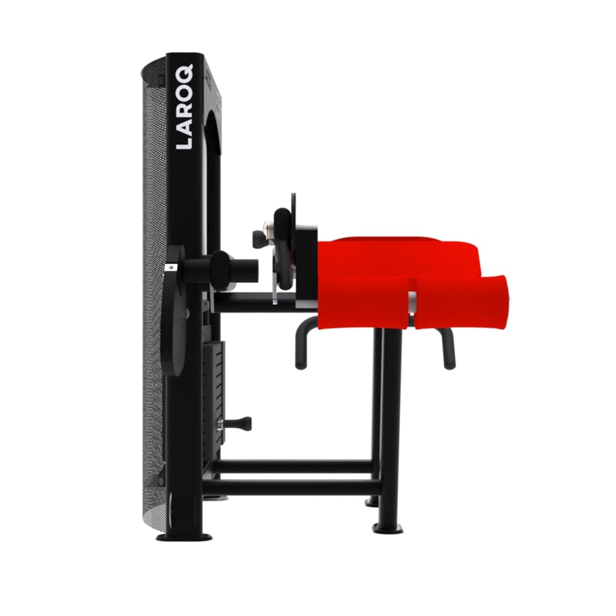 Machine ischios couché charge 80 kg - laroq nc33 rouge - Appareils de Musculation - LAROQ- Clubs - Entreprises - Collectivités - Associations