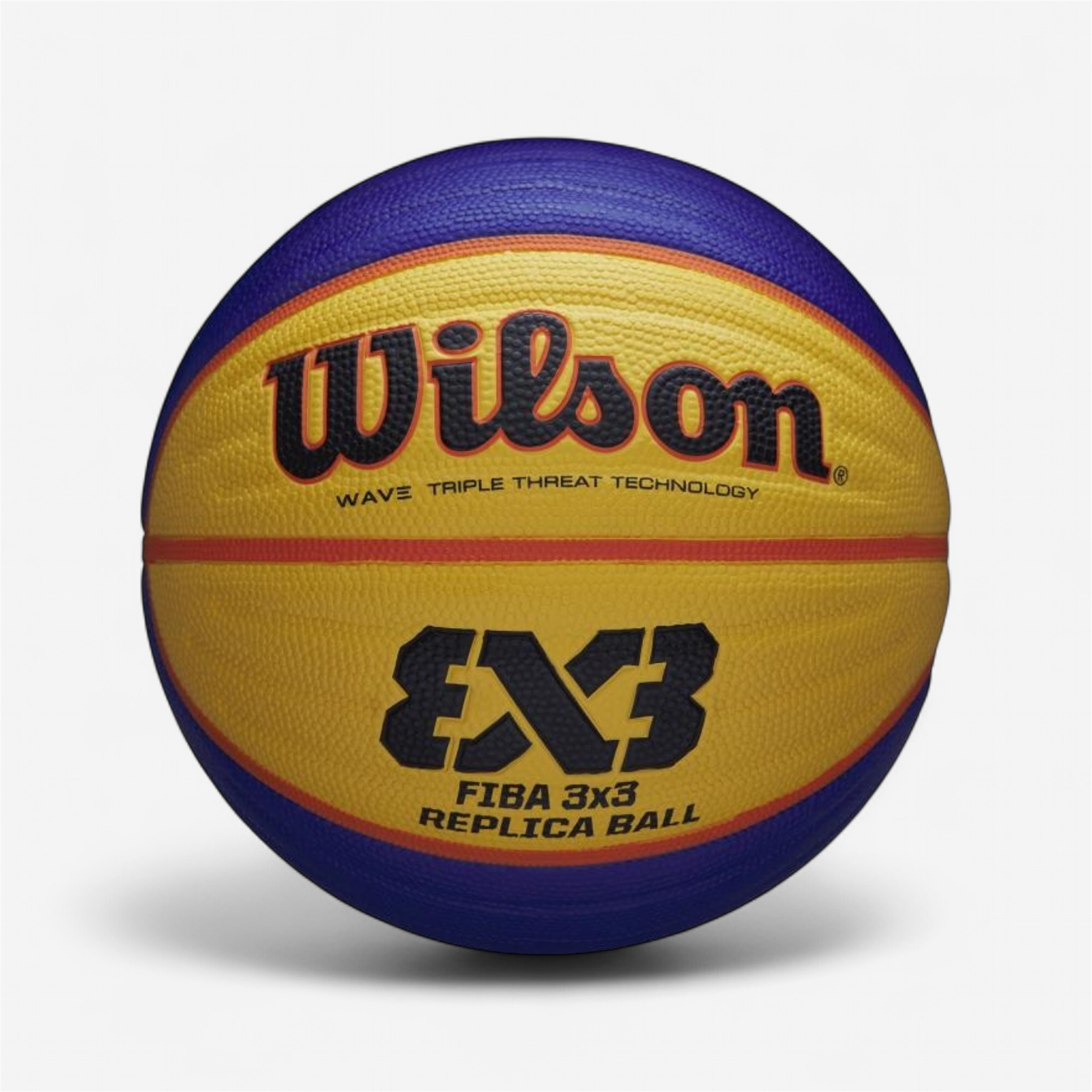 Ballon de basket 3x3 wilson replica fiba - taille 6 - jaune et bleu - Sports Collectifs - Basketball - WILSON-Decathlon PRO - Clubs - Entreprises -