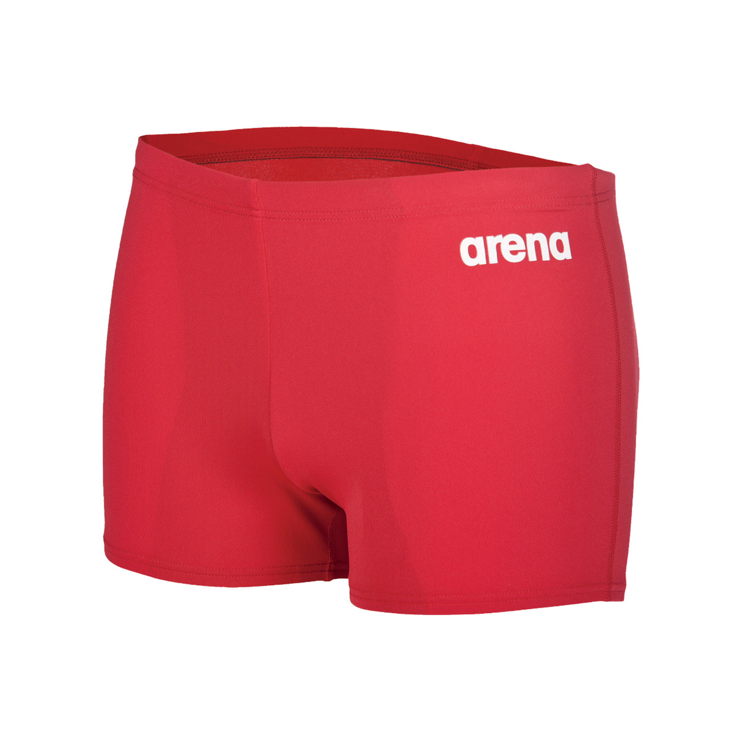 Boxer de bain natation Arena Swim Short Solid rouge pour les