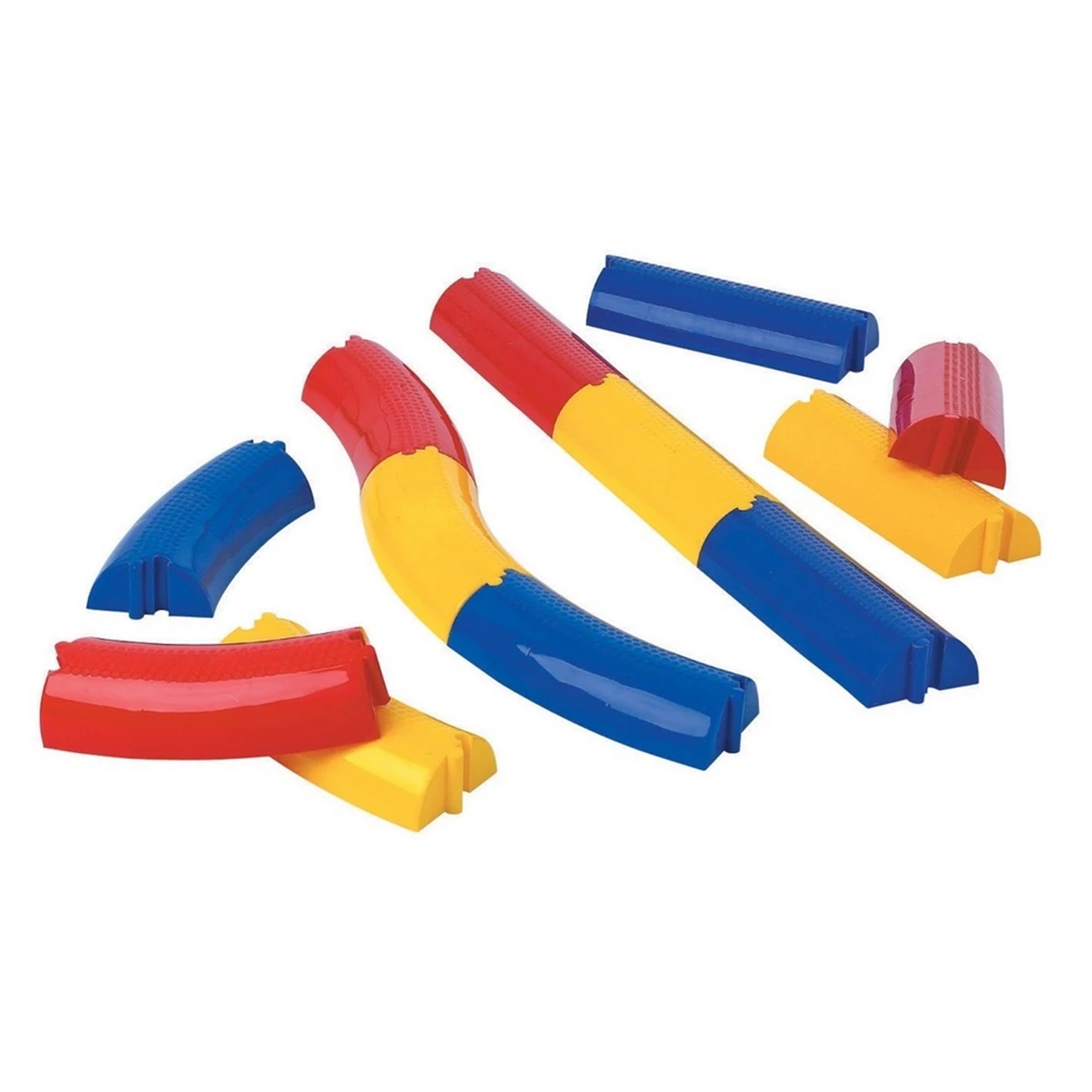 Lot de 12 poutres d'equilibre basses courbees - Baby gym - TREMBLAY- Clubs - Entreprises - Collectivités - Associations