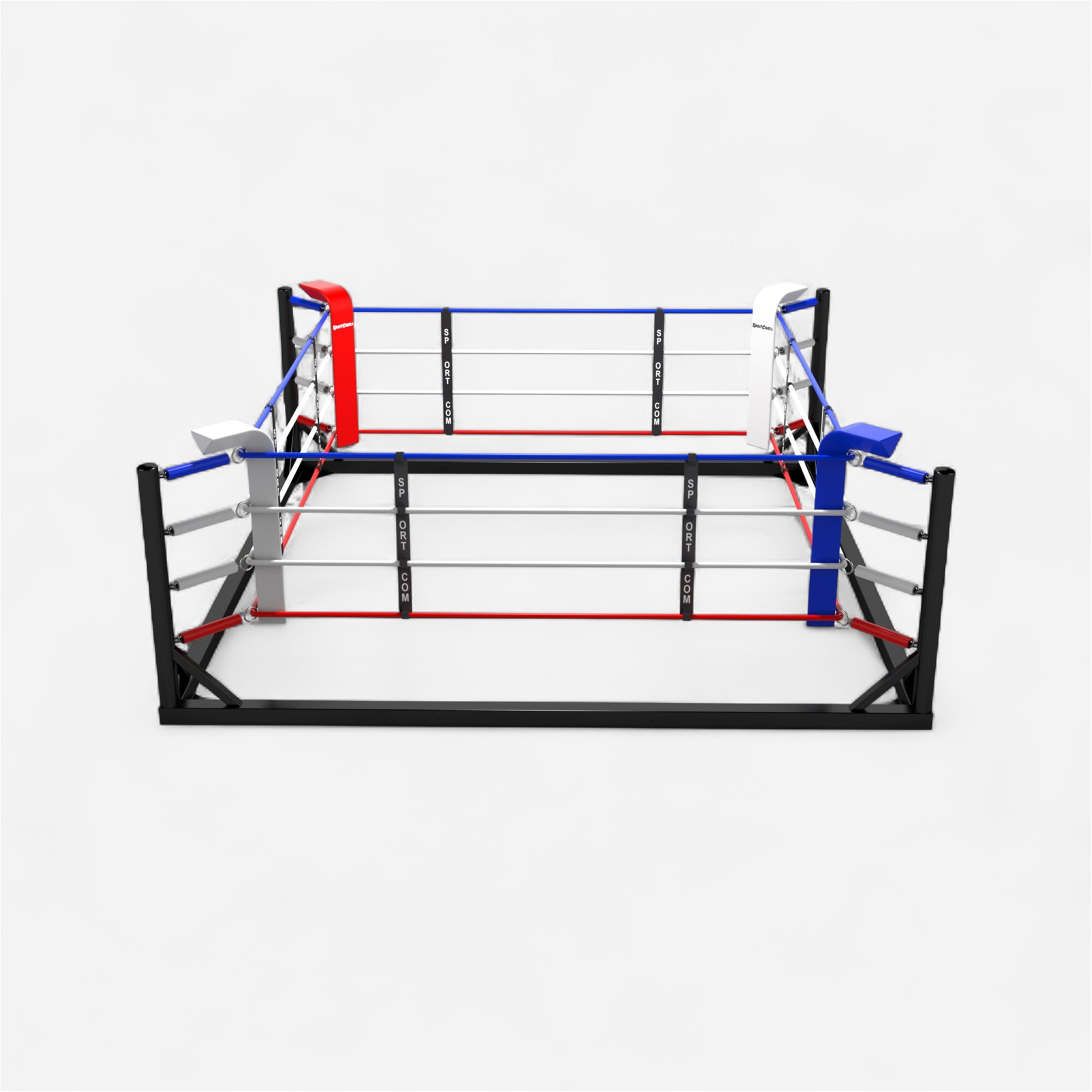Ring boxe au sol 4m ext. 3m int. autoporté sportcom - Sports de combat - Matériel boxe - SPORTCOM-Decathlon PRO - Clubs - Entreprises - Collectivités