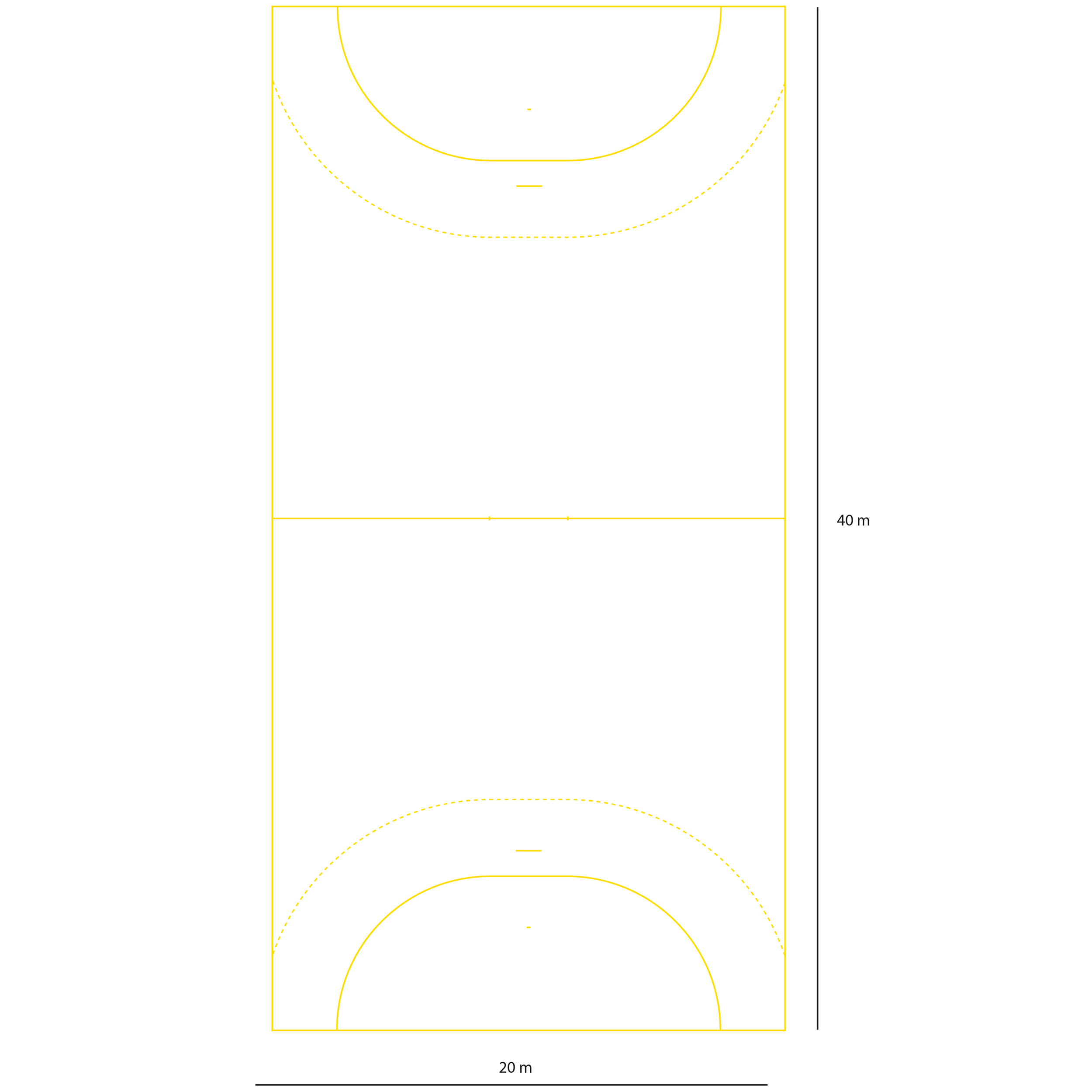 Terrain de hand, tc, 40*20 tresadenn - NO SIZE - Equipement Multisports - Terrain multisport, aménagement de terrain-Decathlon PRO - Clubs -