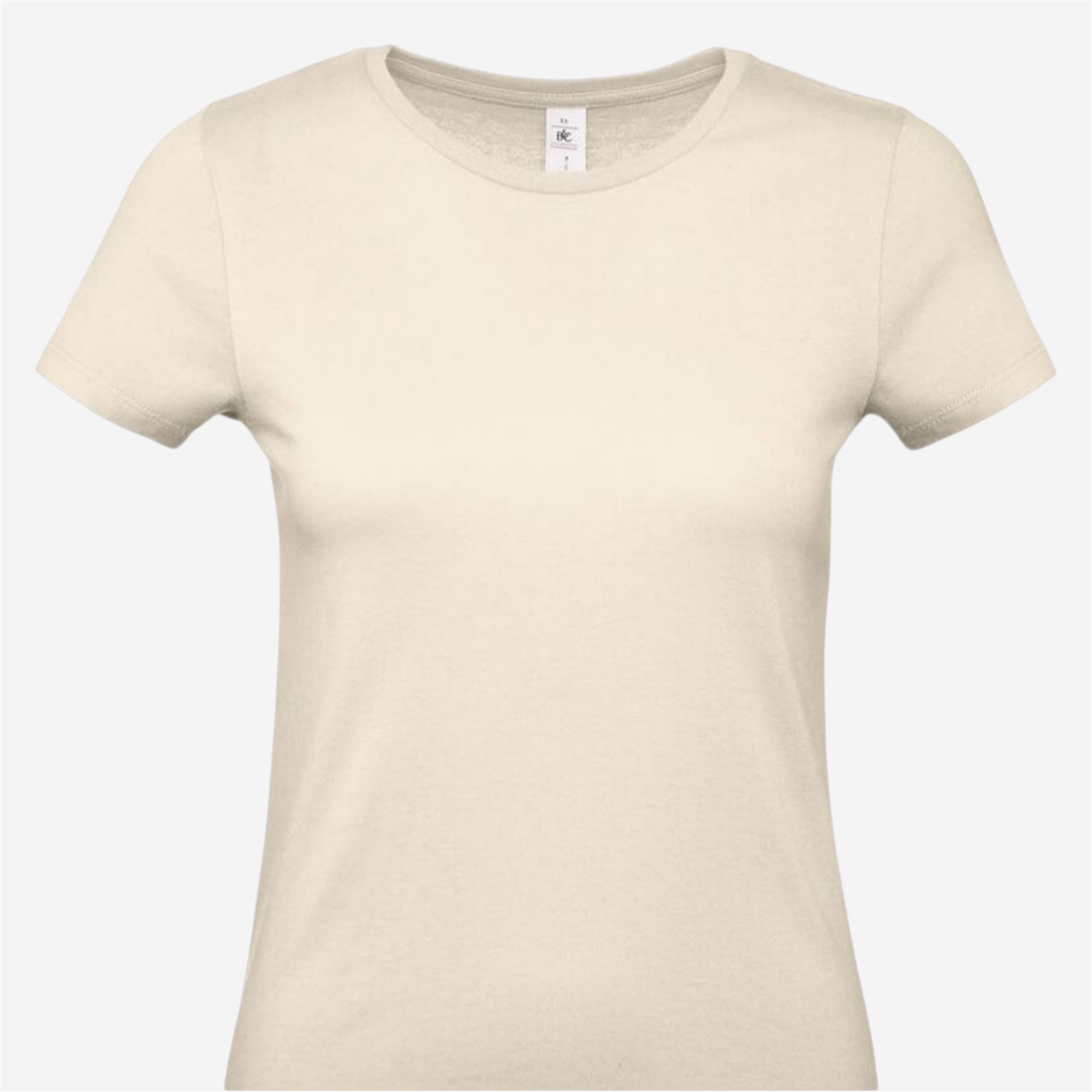 Tee shirt manches courtes femme b&c - 150 naturel - Vêtements de sport et accessoires - Tee-shirts et polos - B&c-Decathlon PRO - Clubs - Entreprises
