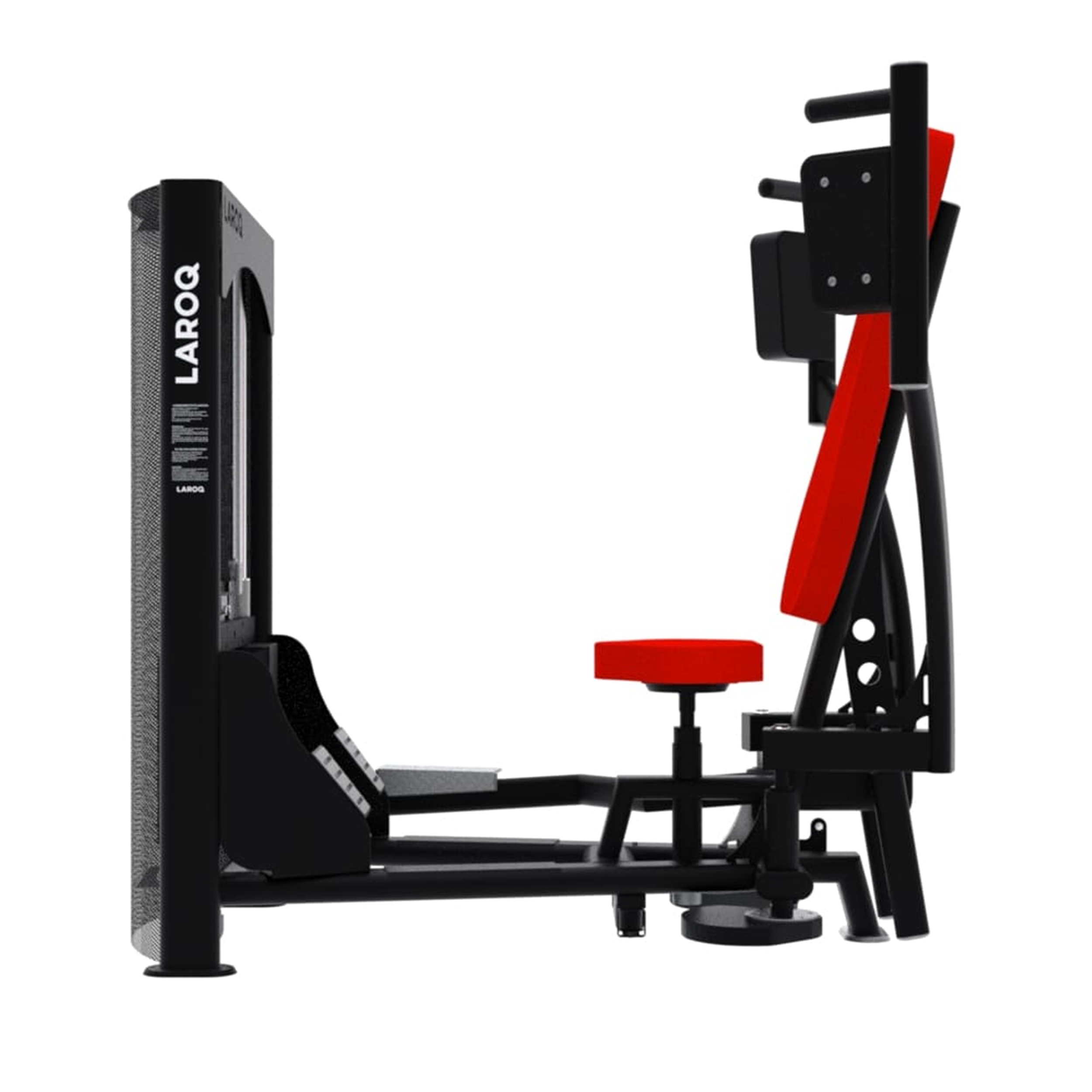 Machine de musculation pectoraux avec charge de 100 kg - laroq butterfly nc07 rouge - Appareils de Musculation - LAROQ- Clubs - Entreprises - Collectivités - Associations