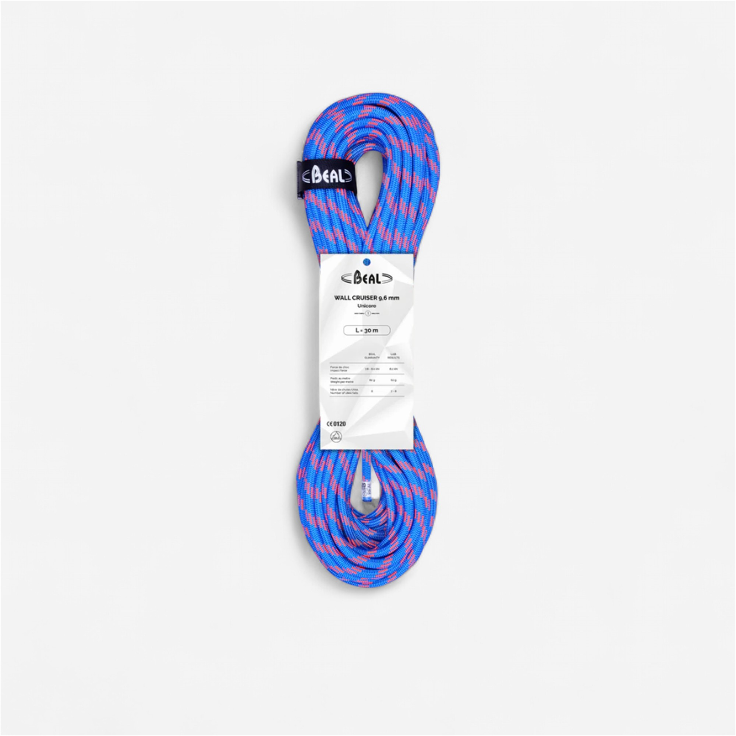 Corde wall cruiser 9.6mm unicore 25m bleu - Mobilité urbaine et outdoor - Escalade - BEAL-Decathlon PRO - Clubs - Entreprises - Collectivités -