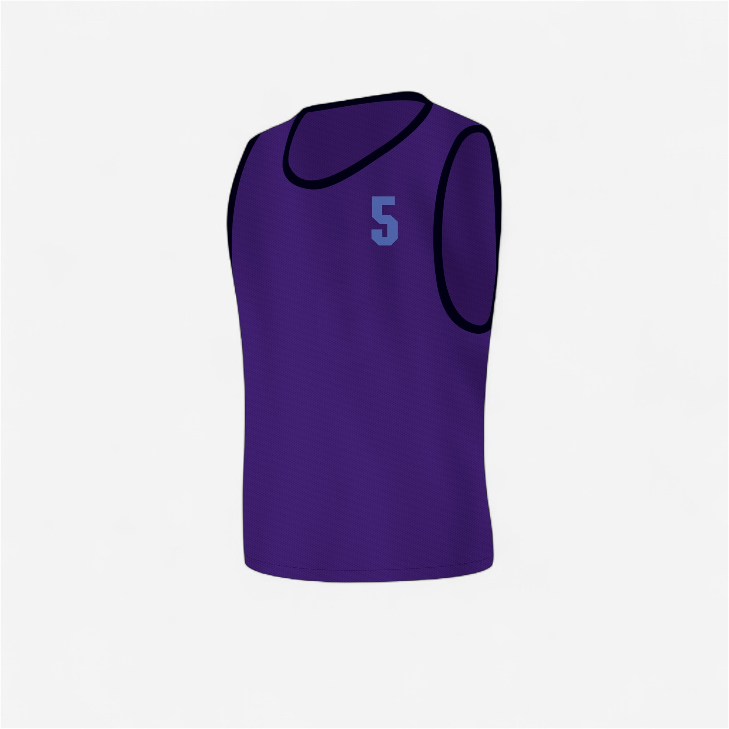 Chasubles numérotées adulte 1 à10 violet - - - TREMBLAY-Decathlon PRO - Clubs - Entreprises - Collectivités - Associations
